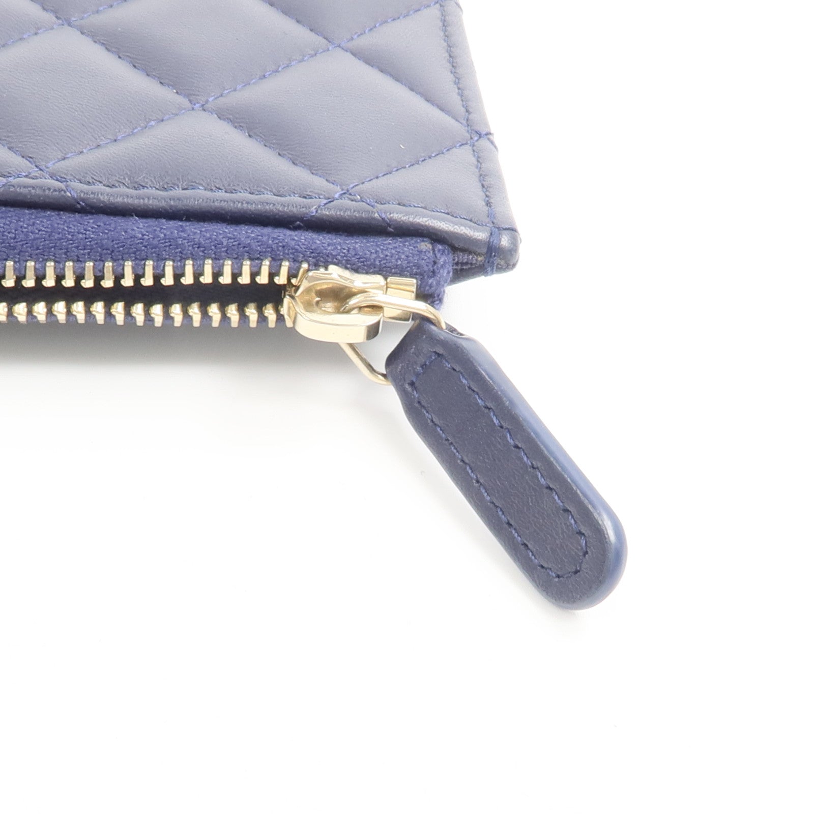 CHANEL 羊皮皮革Boy Zipper Long Wallet長錢包