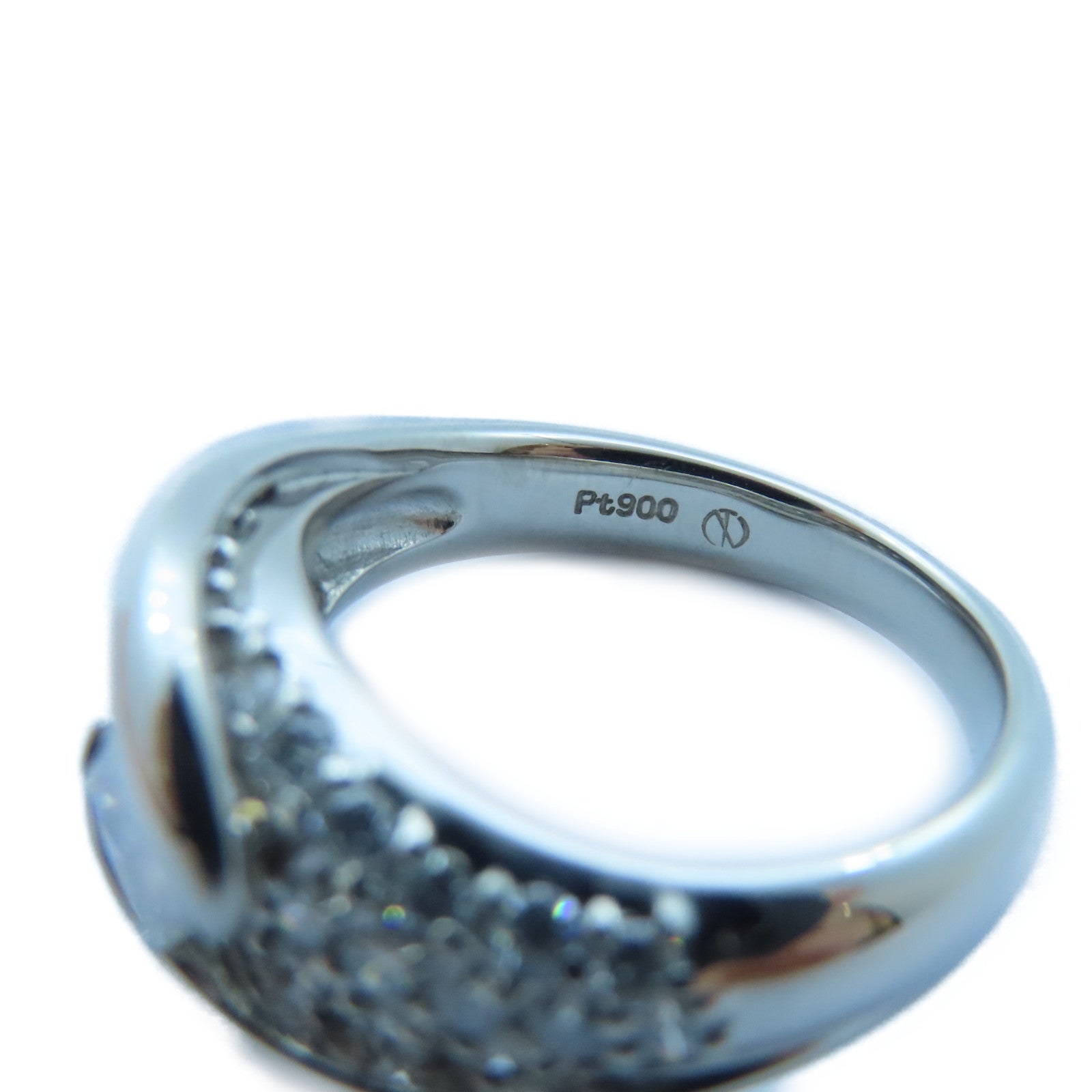 JEWELRY PT900白金Diamond Ring 0.53ct/0.60ct鑽石戒指US#6