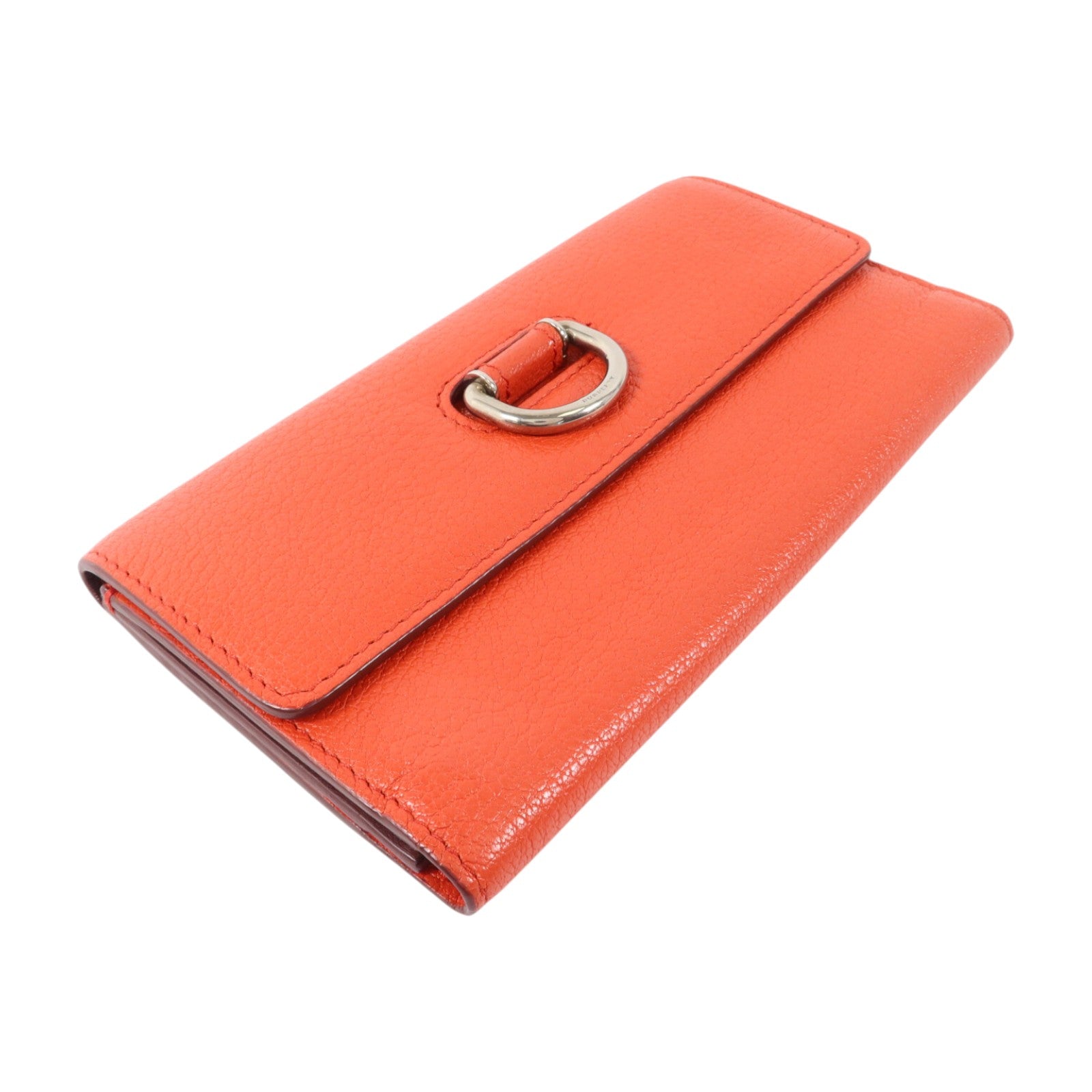 BURBERRY 牛皮皮革D-Ring Long Wallet長錢包