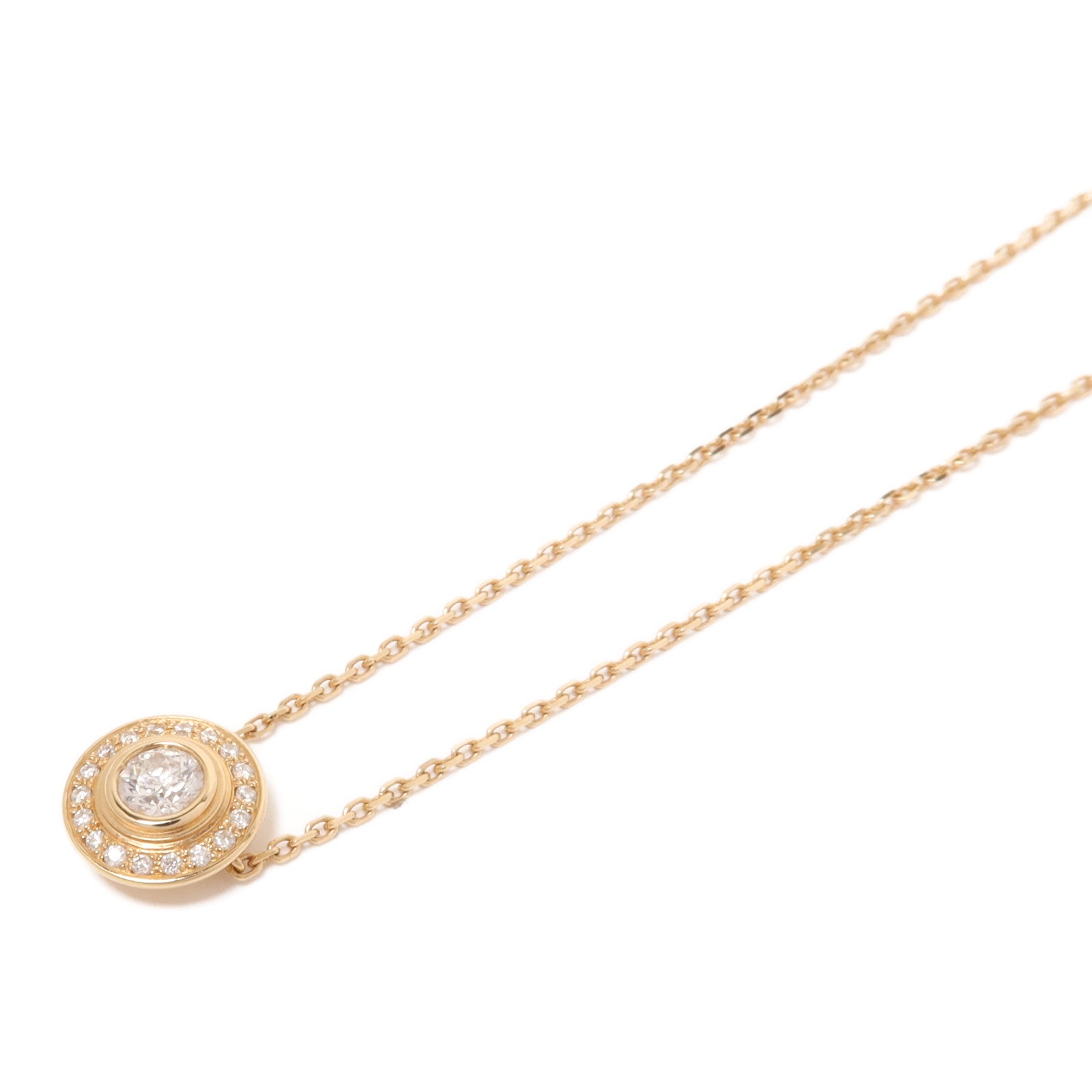 CARTIER 18K玫瑰金D Amour Diamond Necklace鑽石項鍊
