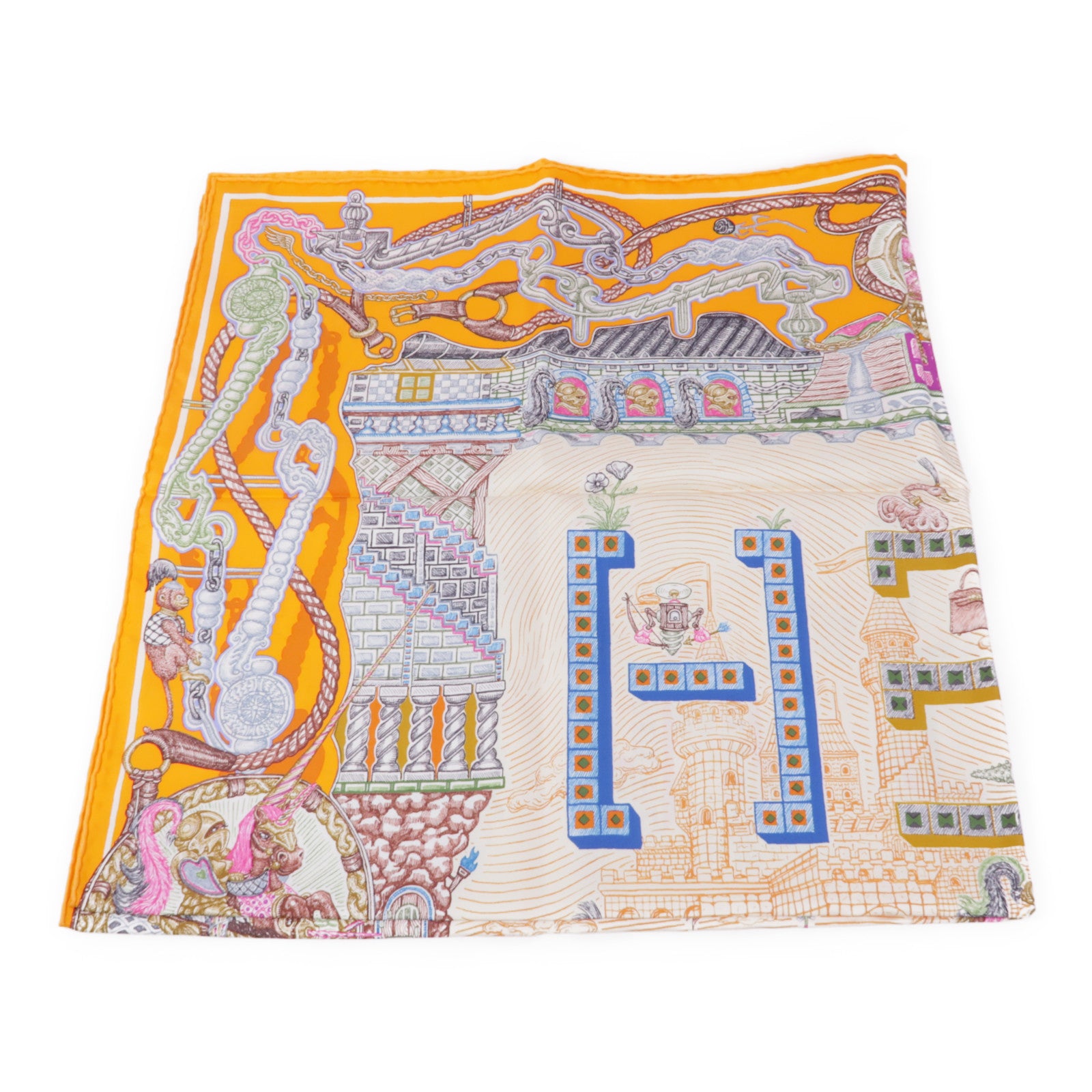HERMES 絲質Scarf絲巾