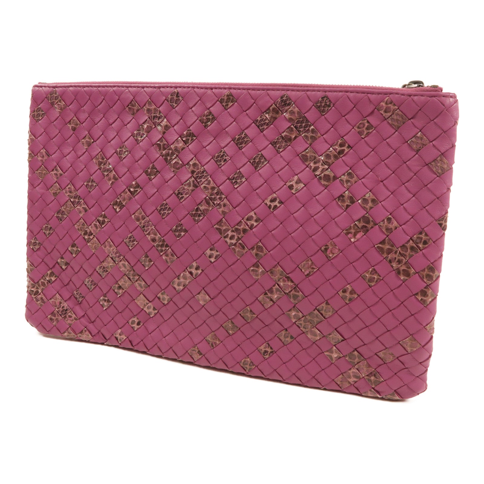 BOTTEGA VENETA 羊皮皮革/蛇皮皮革Clutch Bag手拿包