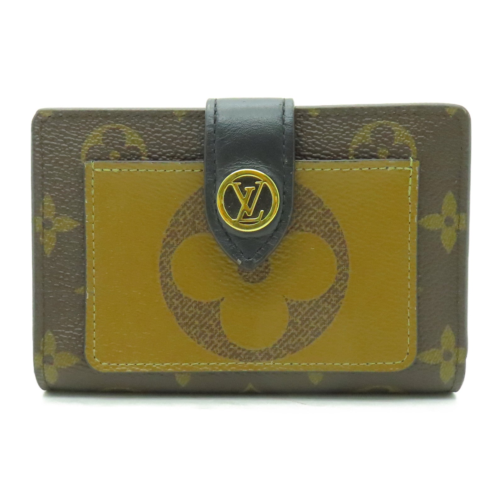 LOUIS VUITTON 【激減優惠】Monogram Juliette Wallet金扣錢包棕色