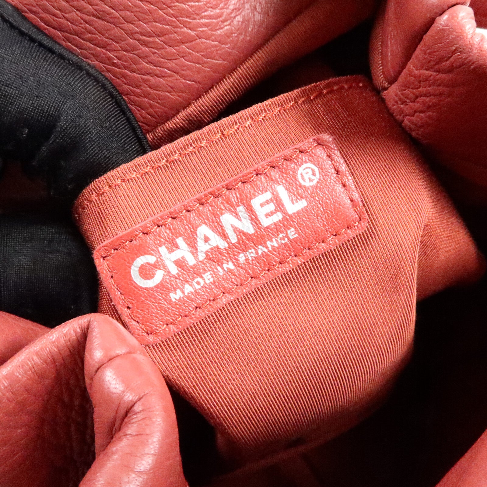 CHANEL 鹿皮皮革Bucket Bag手挽肩背兩用袋