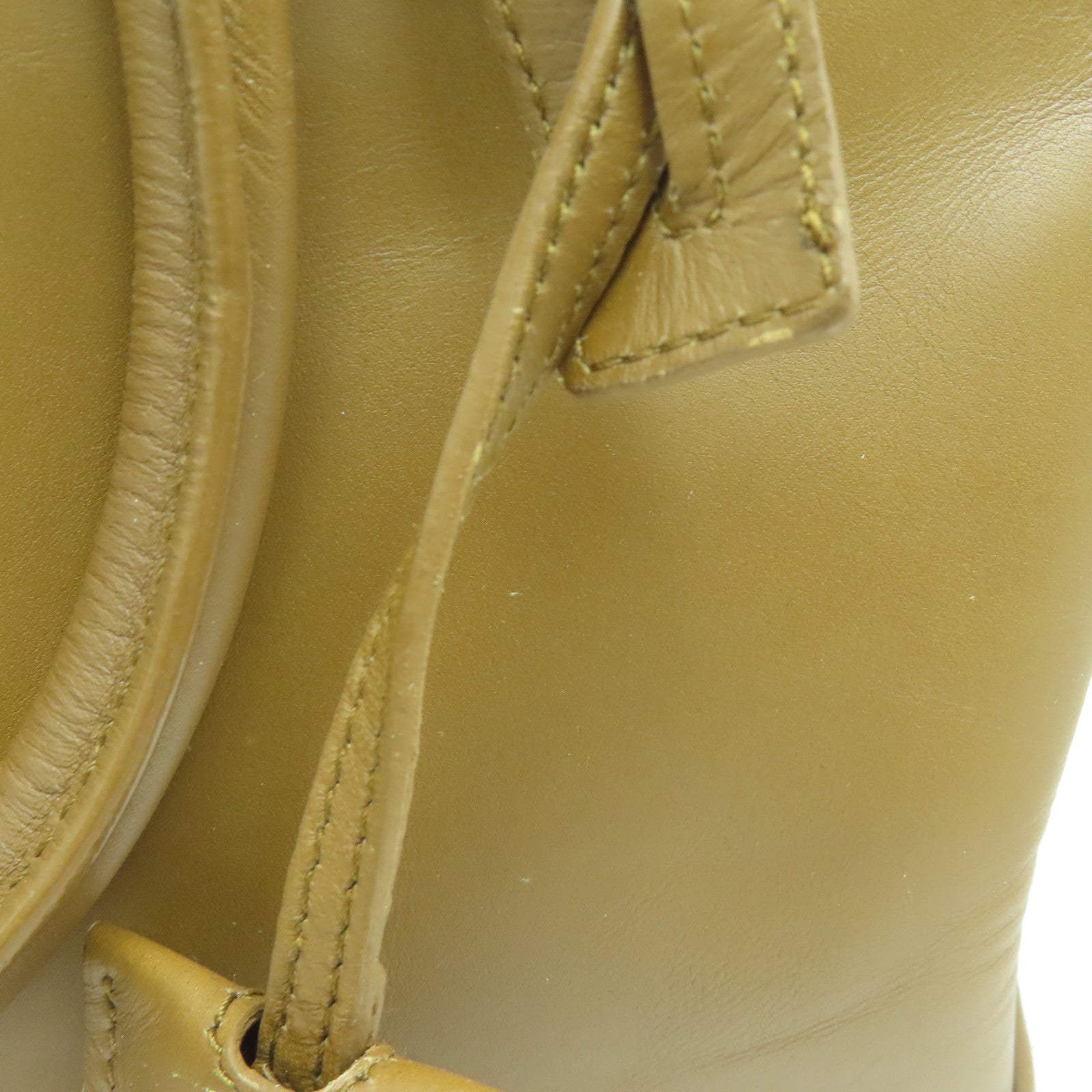 SAINT LAURENT 麂皮皮革2way Shoulder金扣手挽肩背两用袋啡色