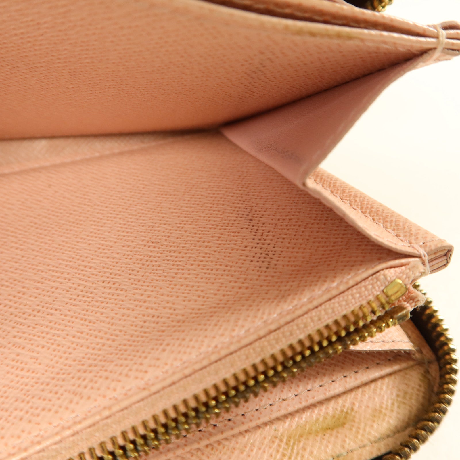 LOUIS VUITTON Damier Zipper Long Wallet金扣長錢包