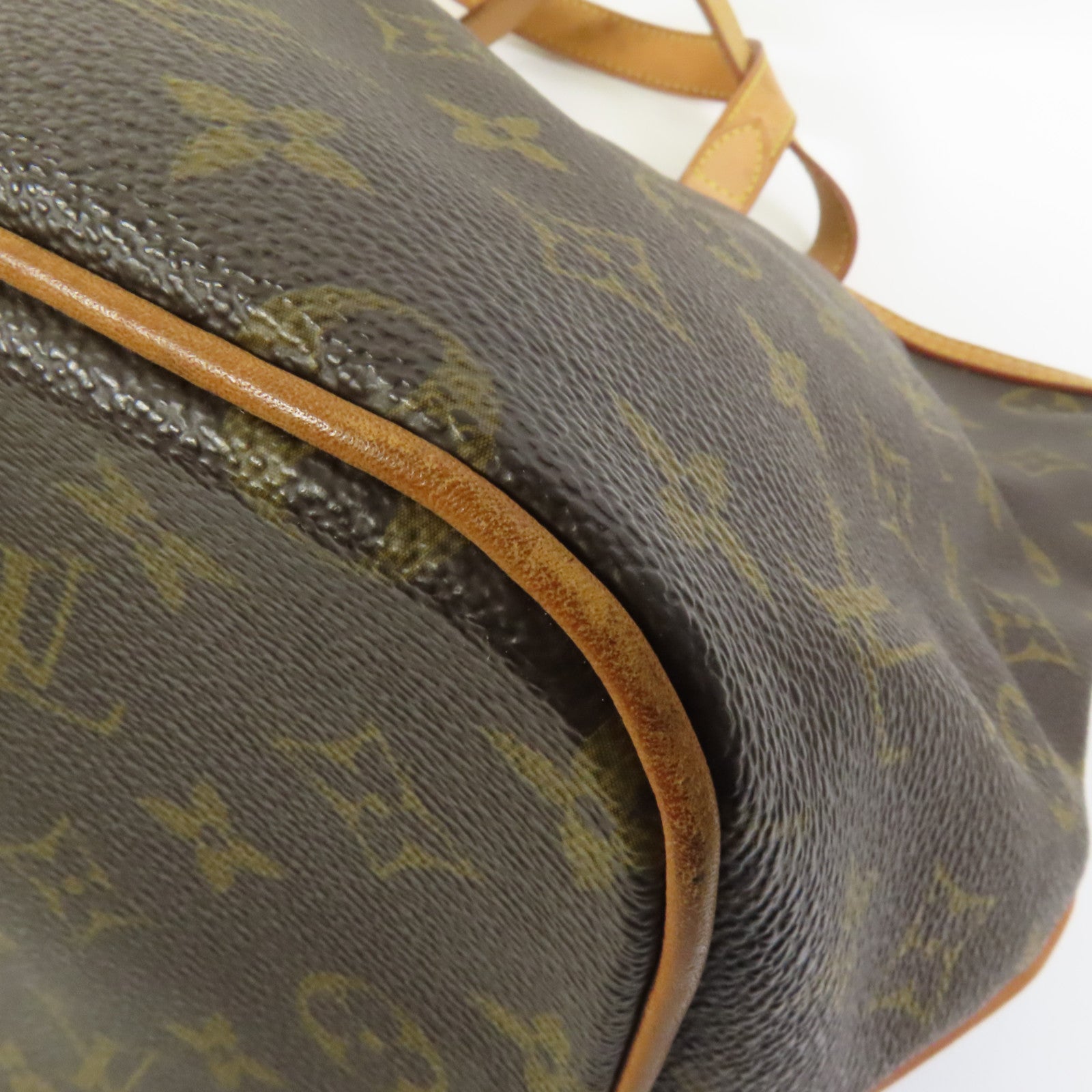 LOUIS VUITTON Monogram Palermo PM金扣手挽肩背兩用袋棕色