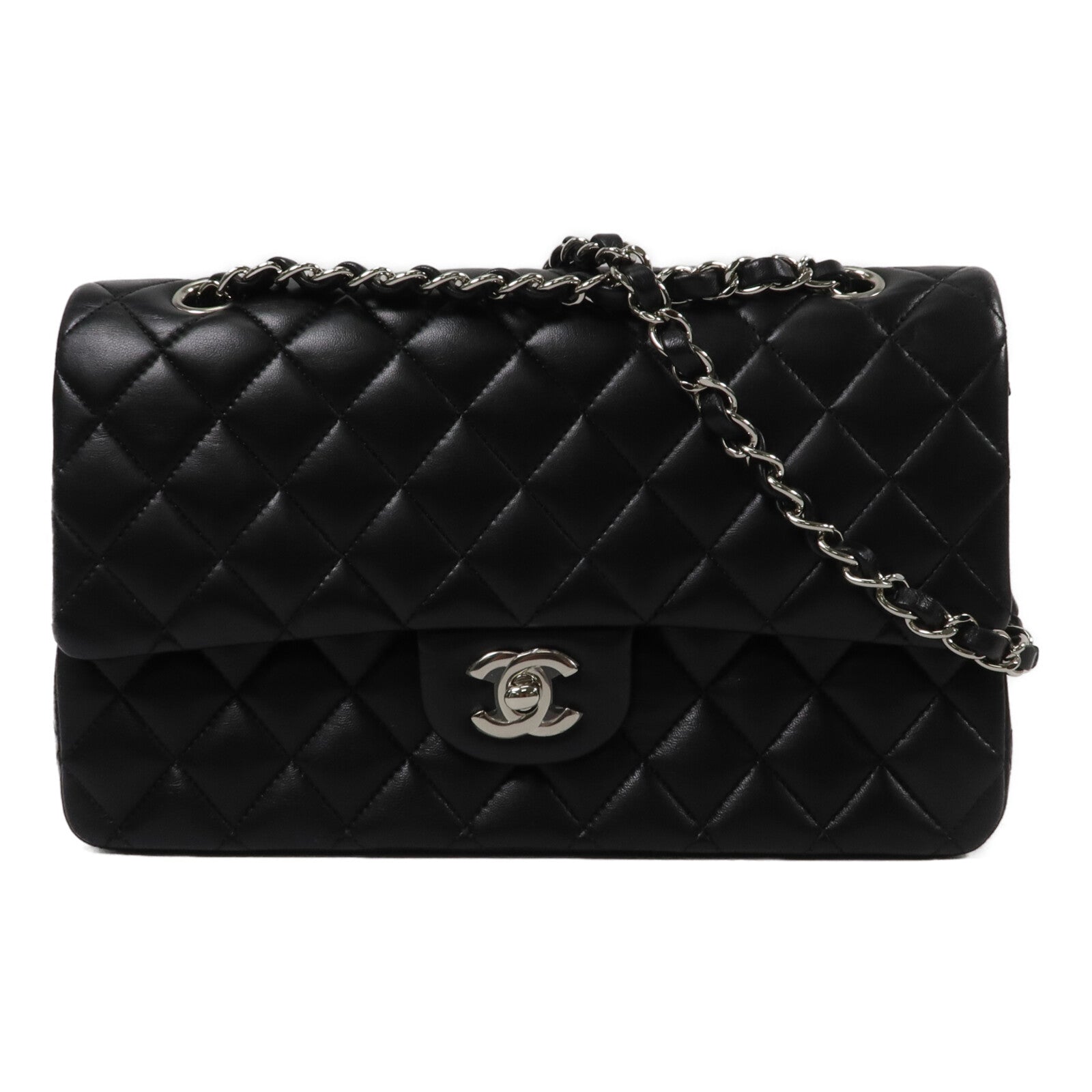 CHANEL 羊皮皮革Classic 25鏈帶肩背袋