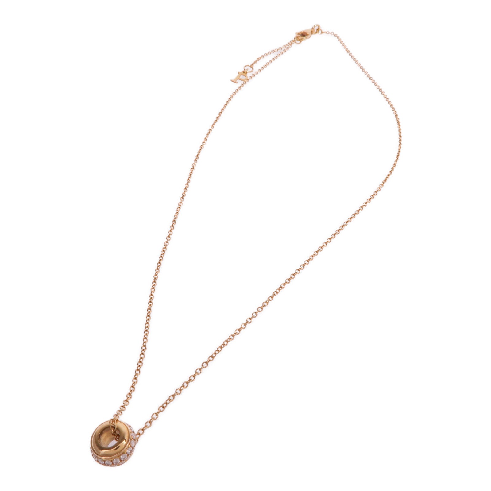 PIAGET 18K玫瑰金Possession Necklace鑽石項鍊