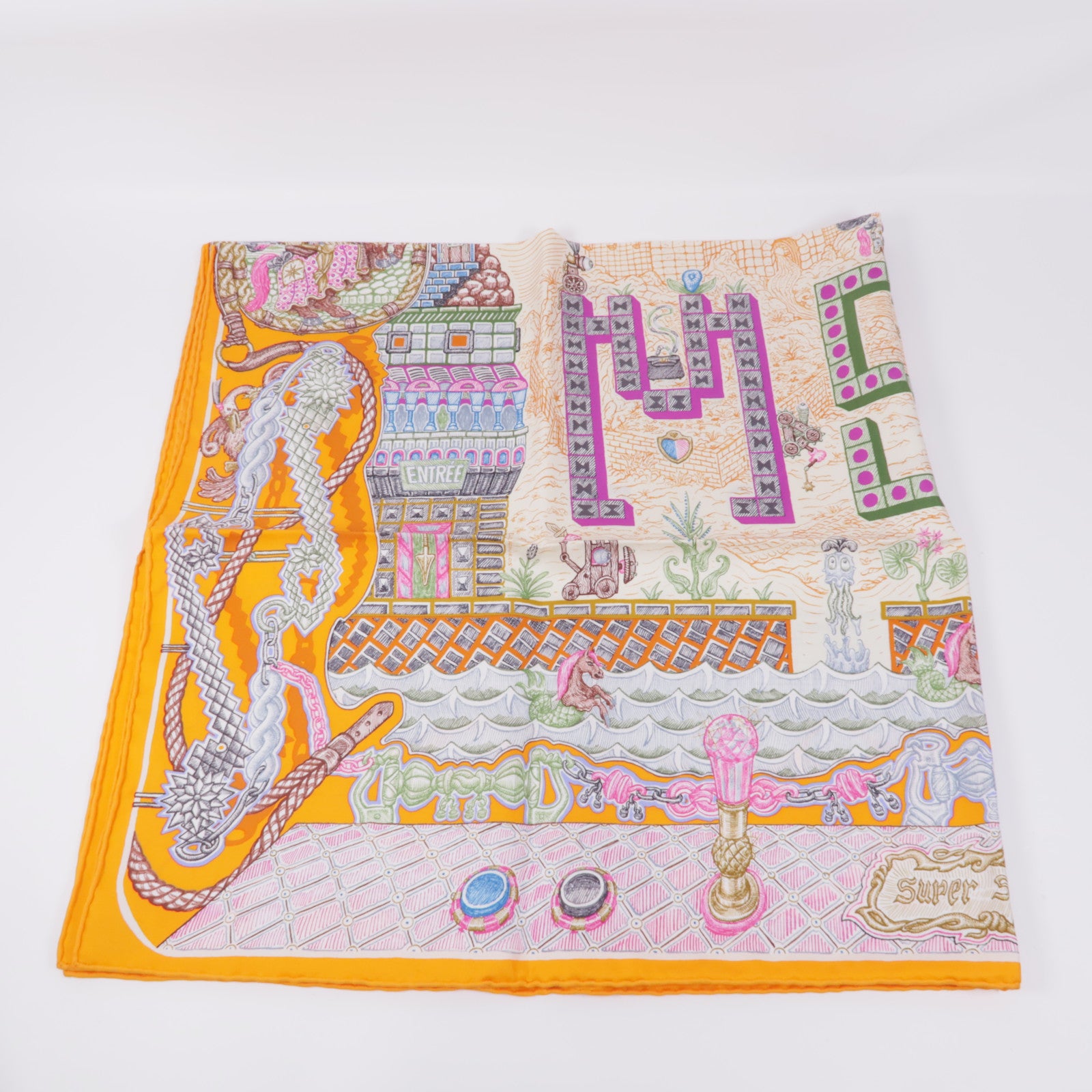 HERMES 絲質Scarf絲巾