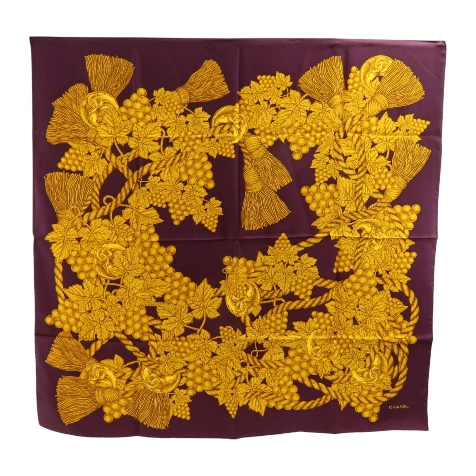 CHANEL 絲質Scarf 90x90cm絲巾
