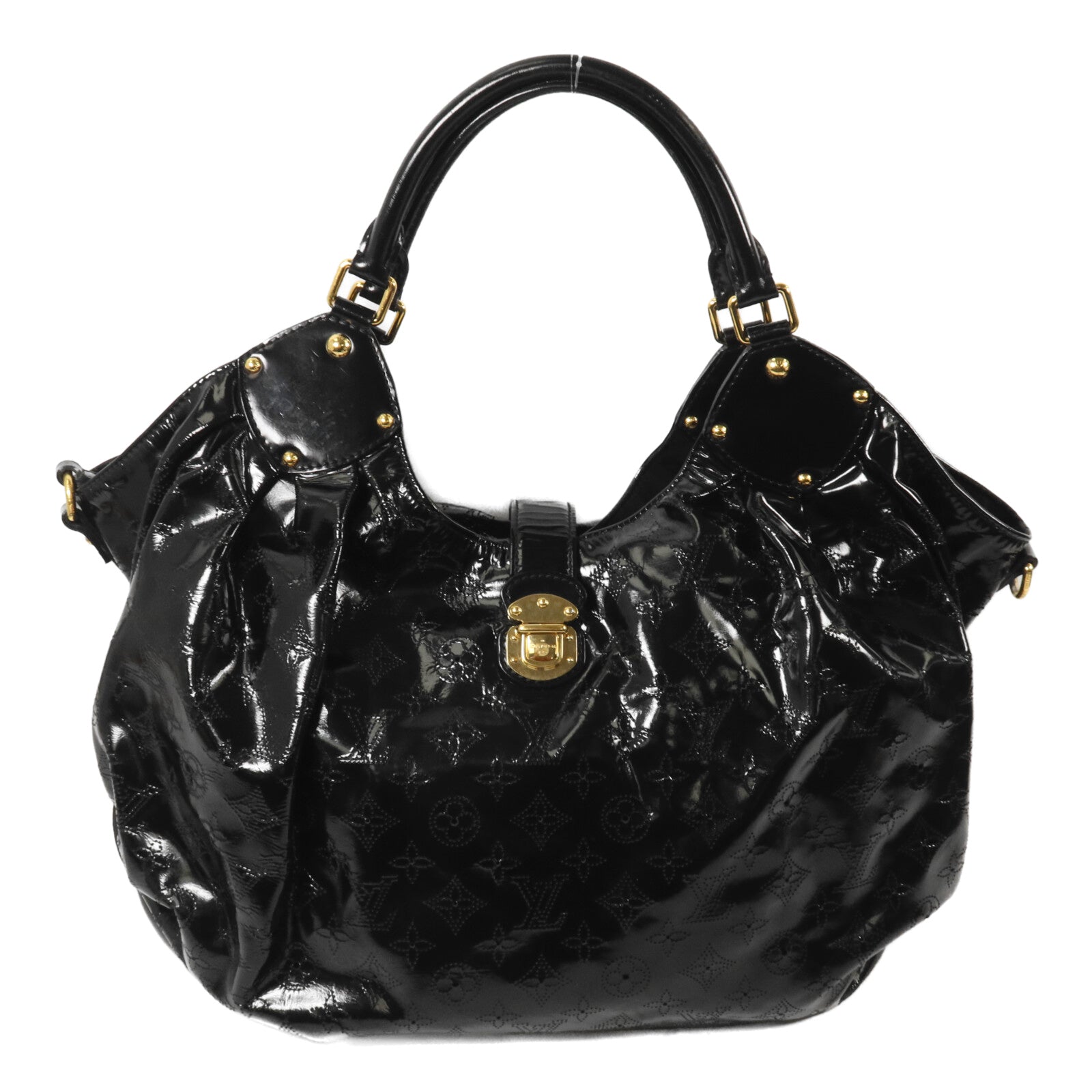 LOUIS VUITTON Mahina/漆皮皮革Surya L手挽袋