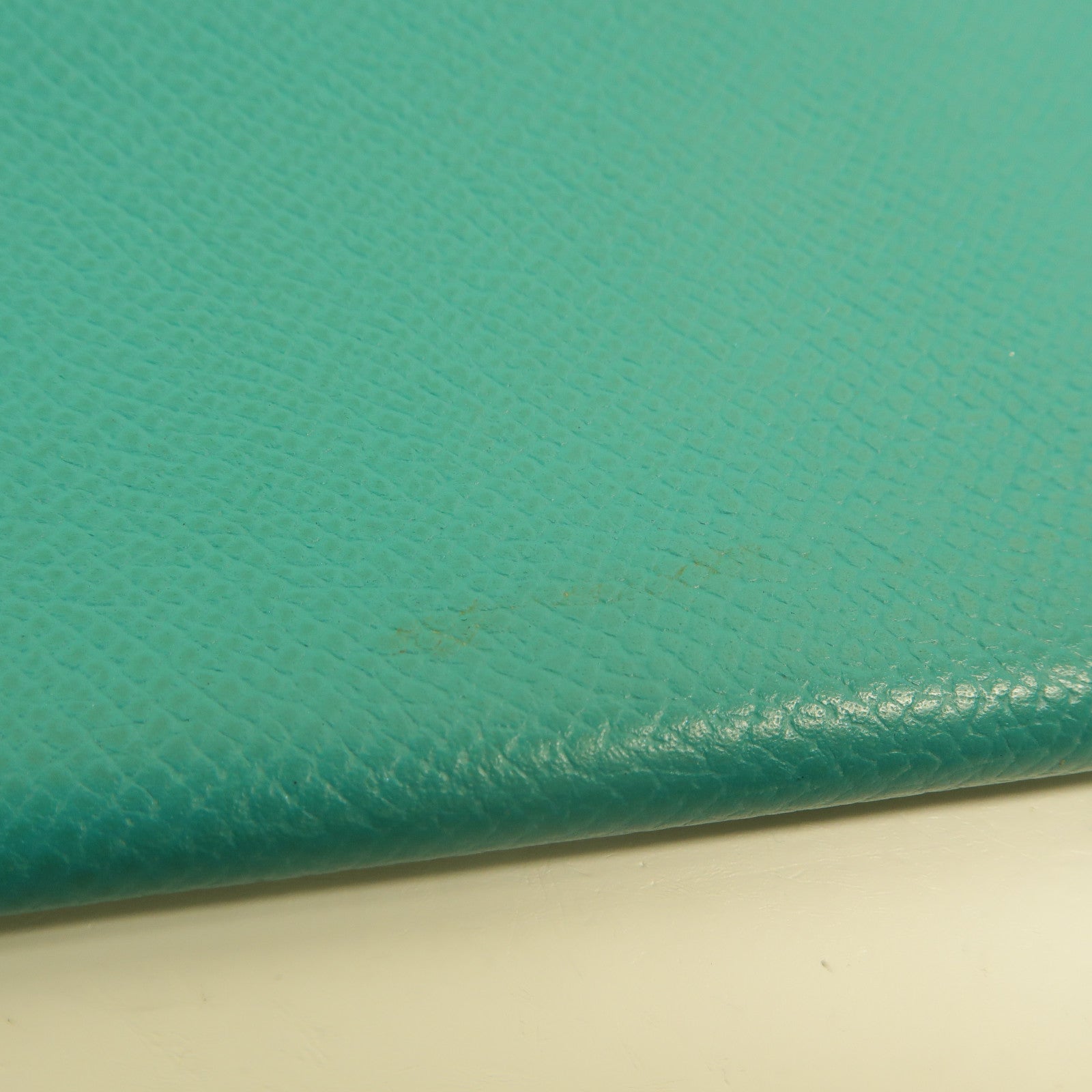 HERMES Epsom皮革Remix Duo Chimeres Wallet長錢包Bleu Paon
