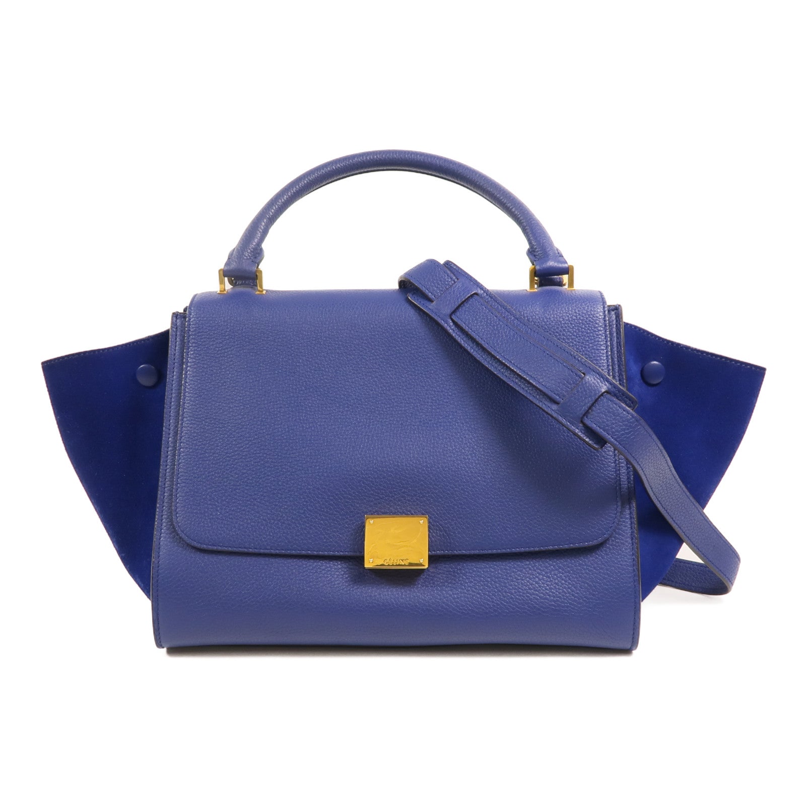 CELINE 牛皮皮革Trapeze手挽肩背兩用袋