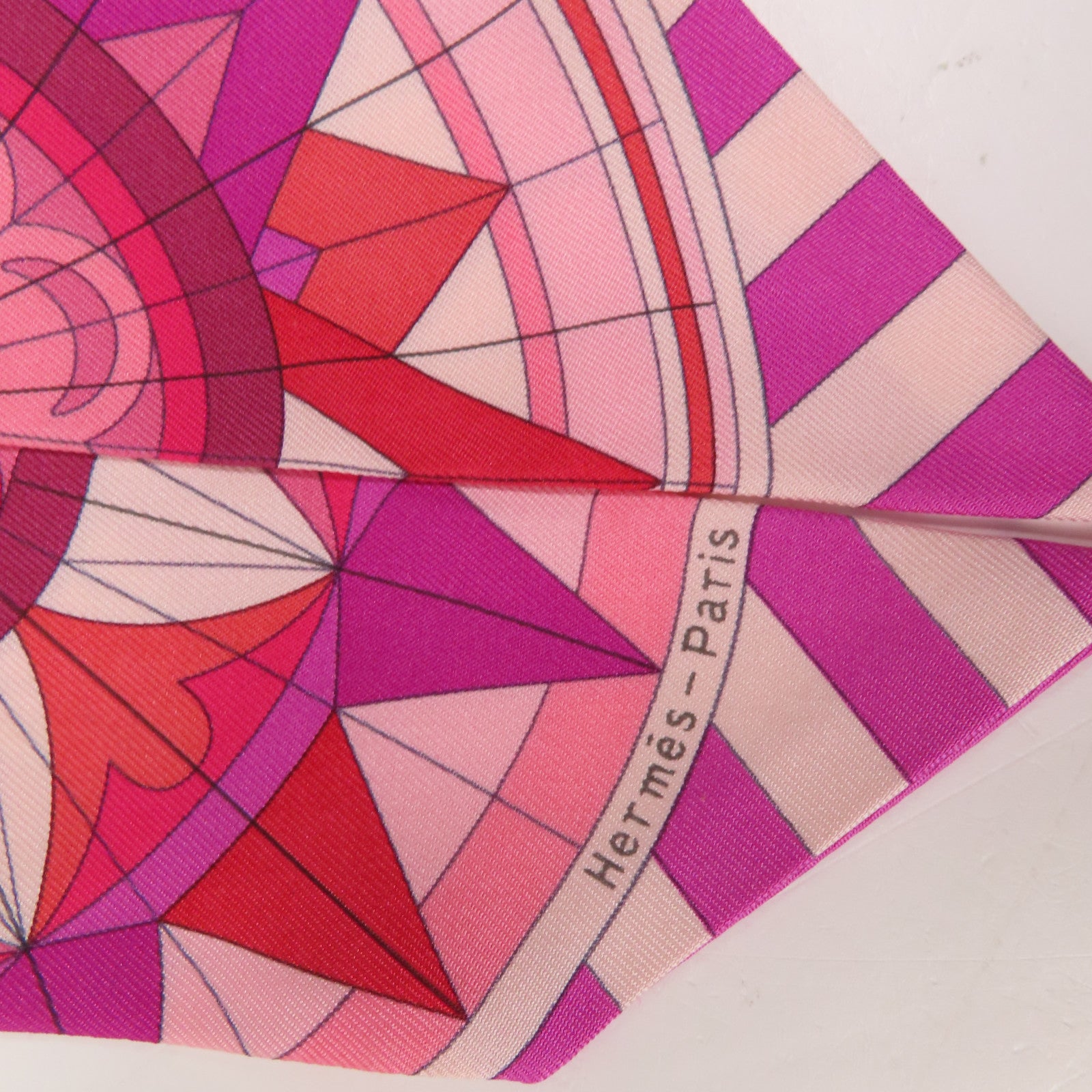 HERMES 絲質Twilly絲巾