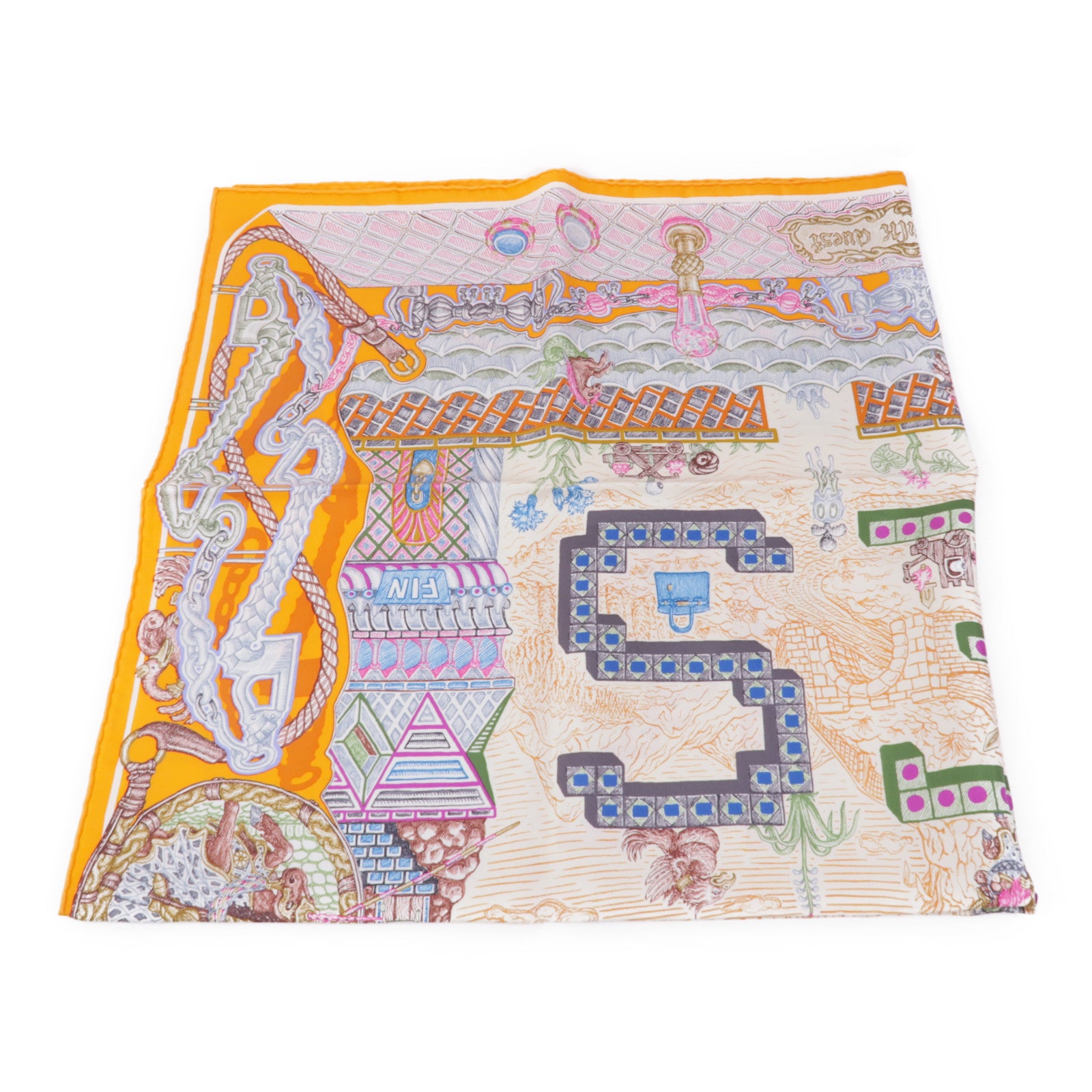 HERMES 絲質Scarf絲巾