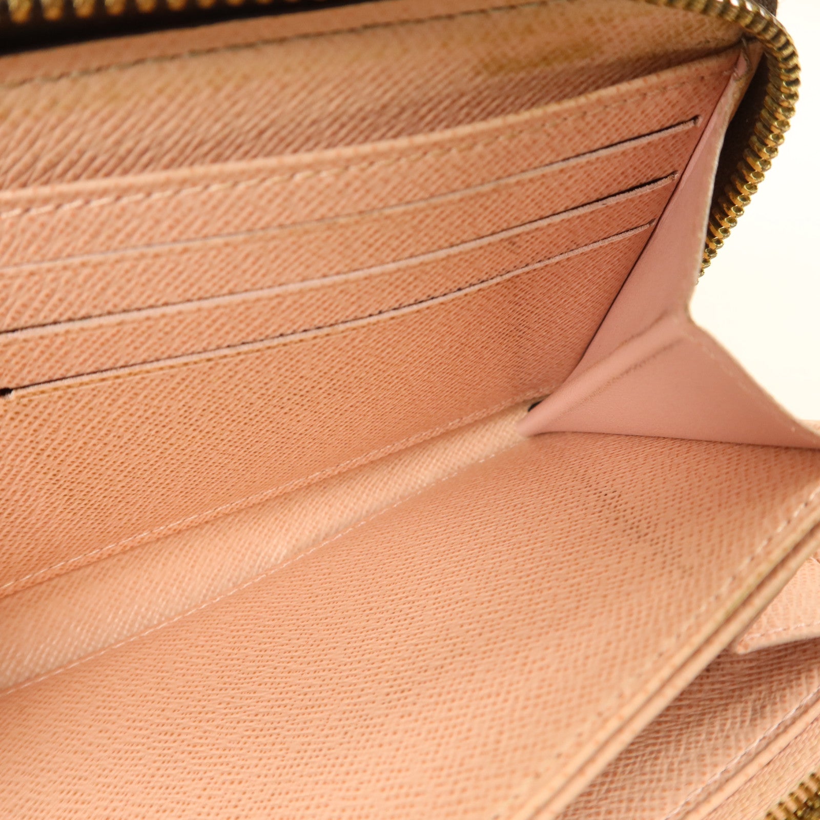 LOUIS VUITTON Damier Zipper Long Wallet金扣長錢包