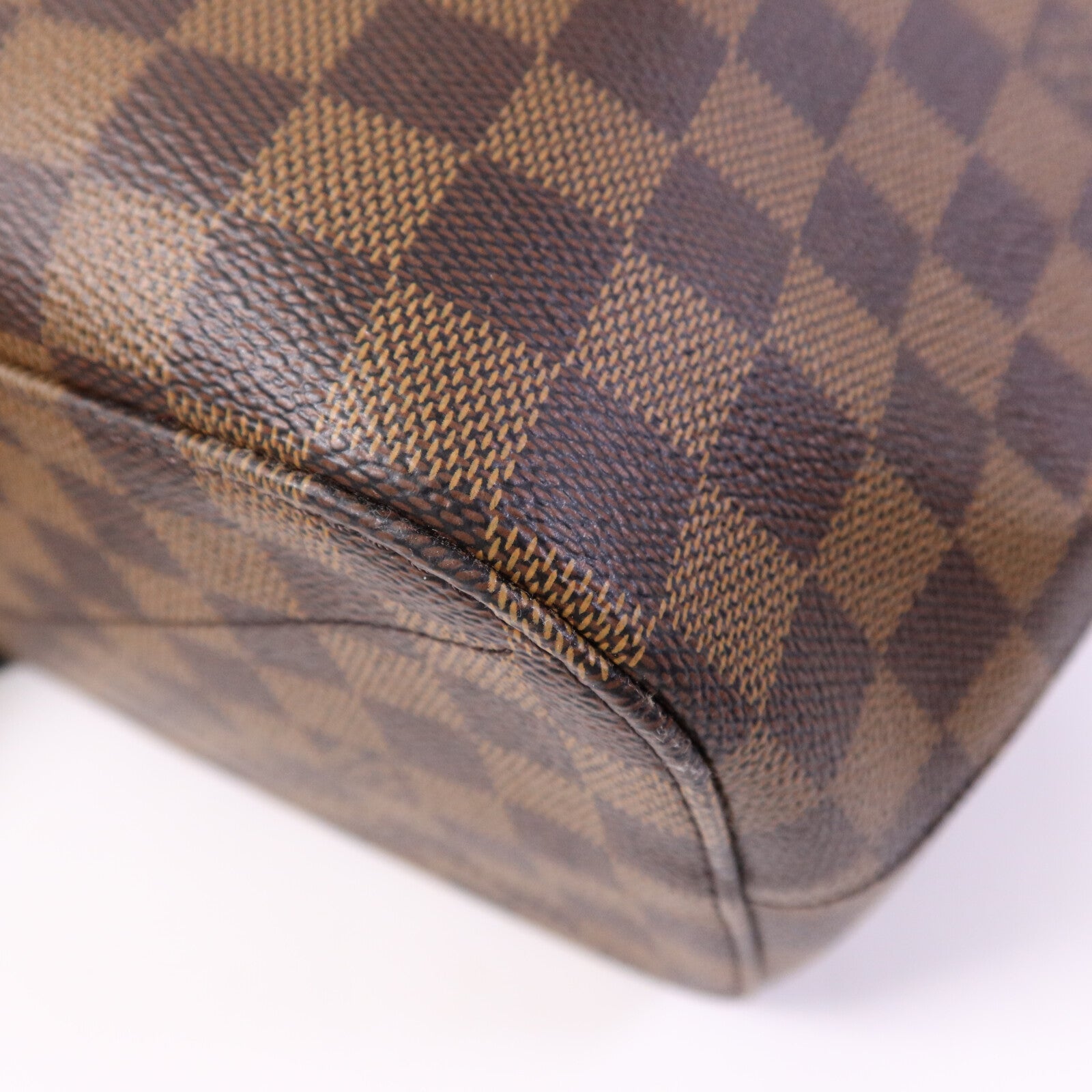 LOUIS VUITTON 【激減優惠】Damier Ebene Siena MM金扣肩背袋