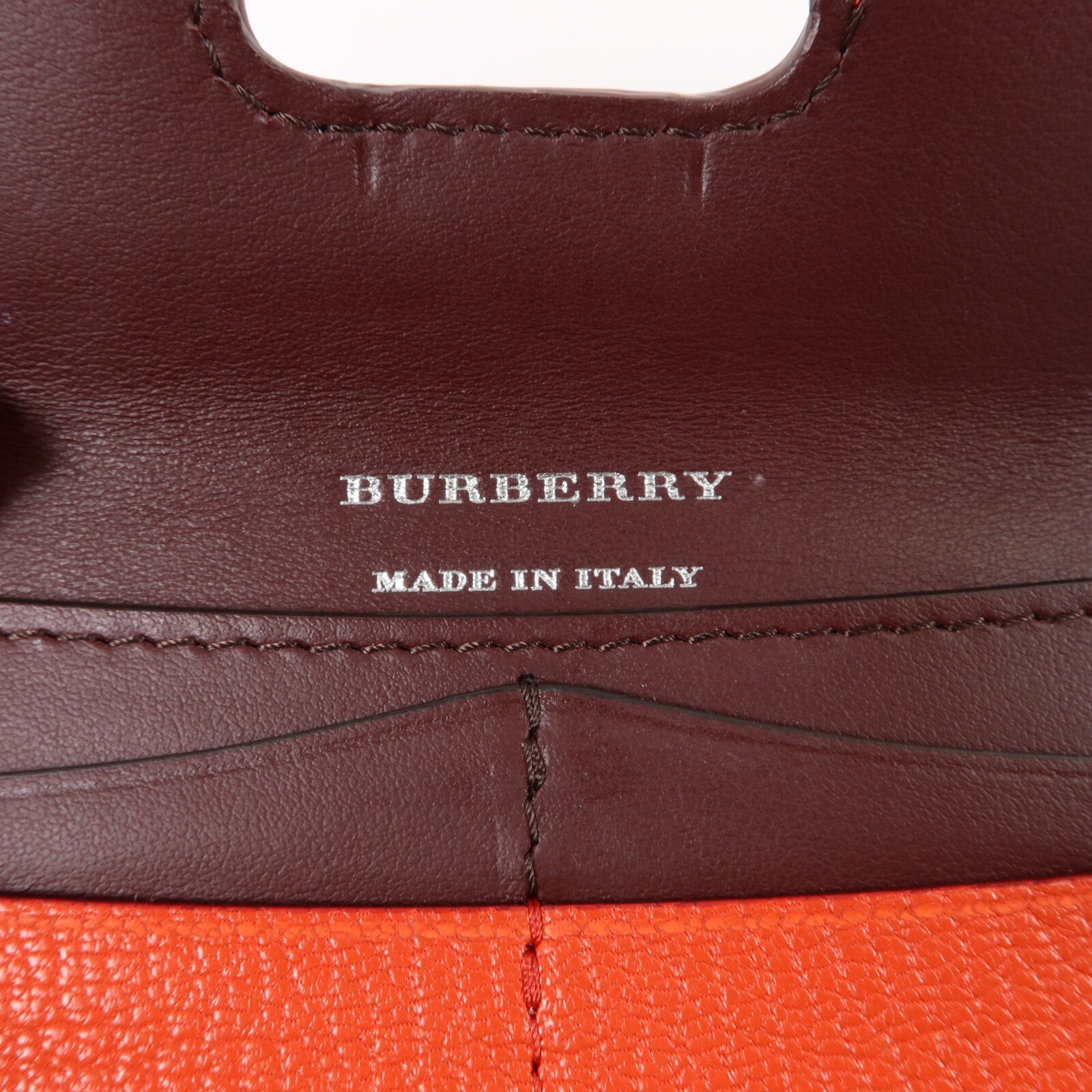BURBERRY 牛皮皮革D-Ring Long Wallet長錢包