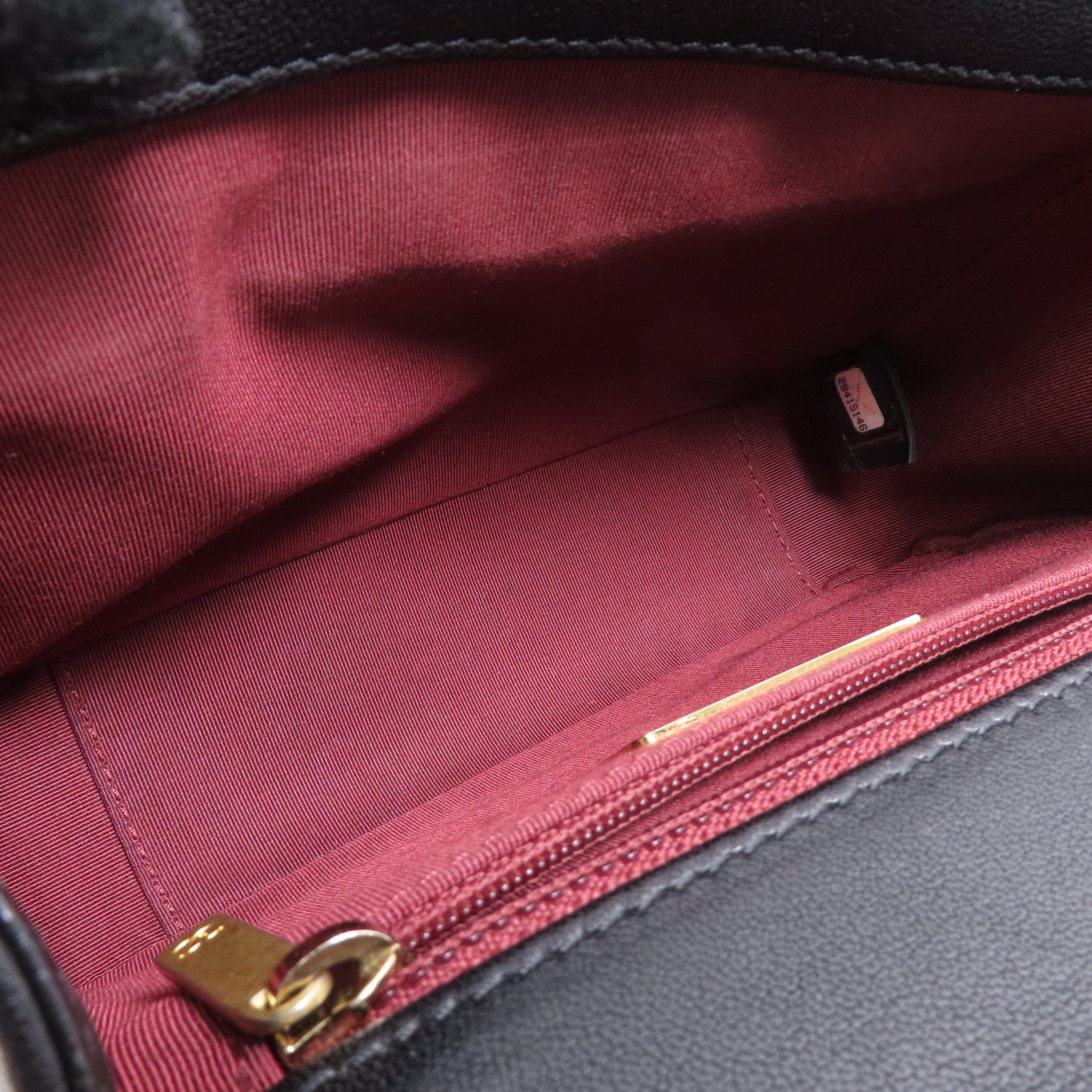 CHANEL 牛皮皮革Shoulder Bag金扣手挽肩背兩用袋