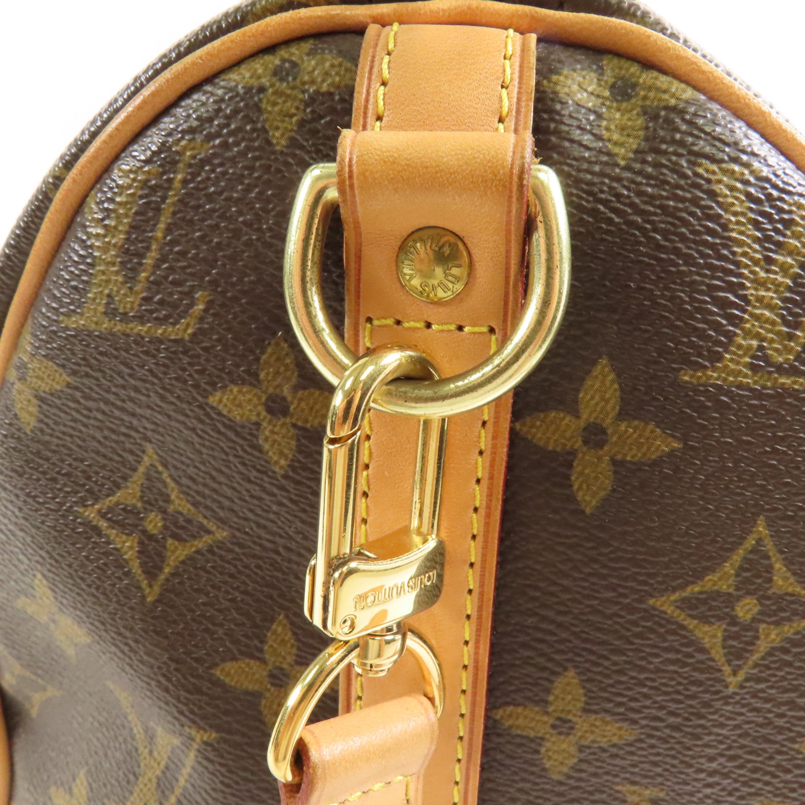 LOUIS VUITTON Monogram Speedy Bandouliere 30金扣手挽肩背兩用袋