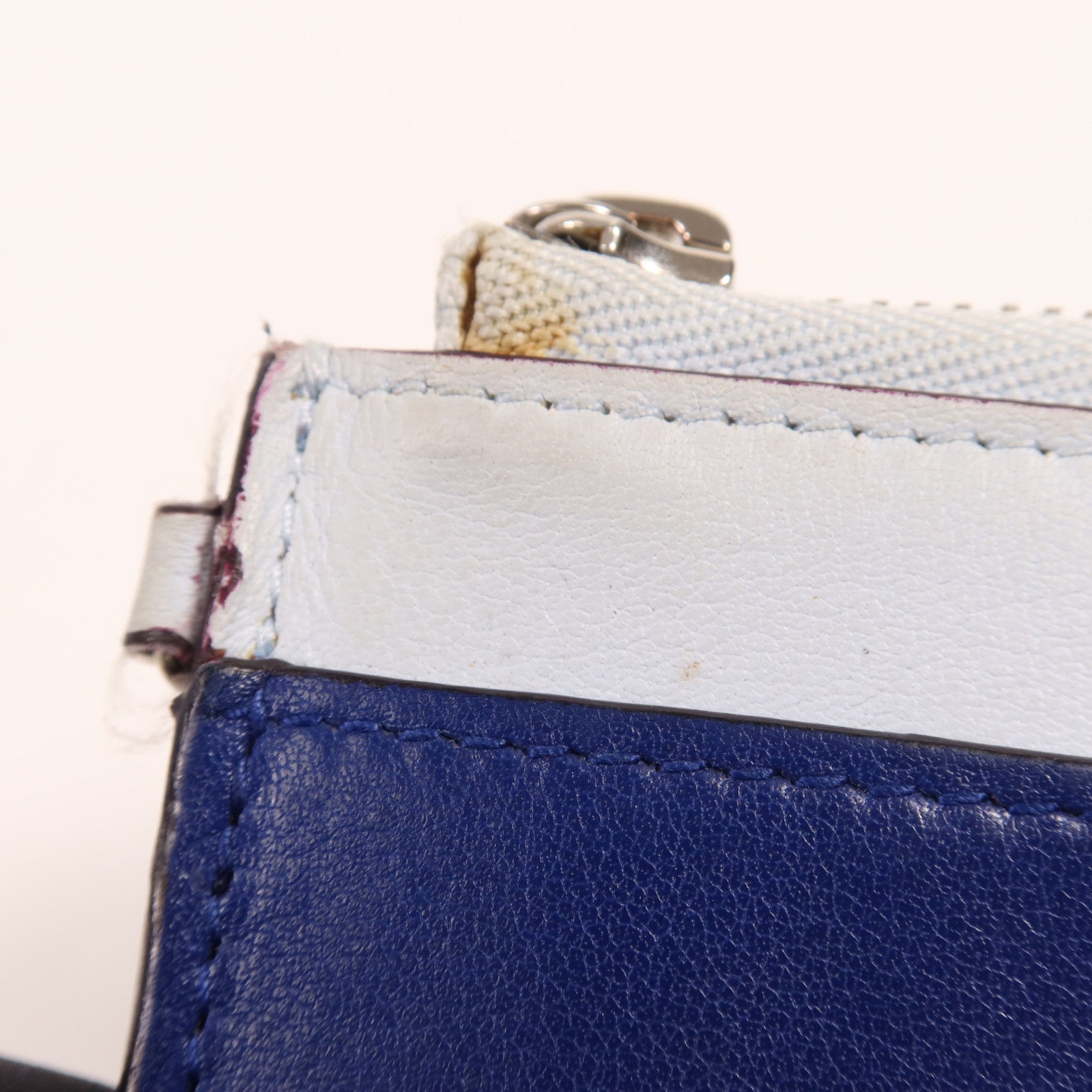 Dior 牛皮皮革Card Case銀扣卡片套