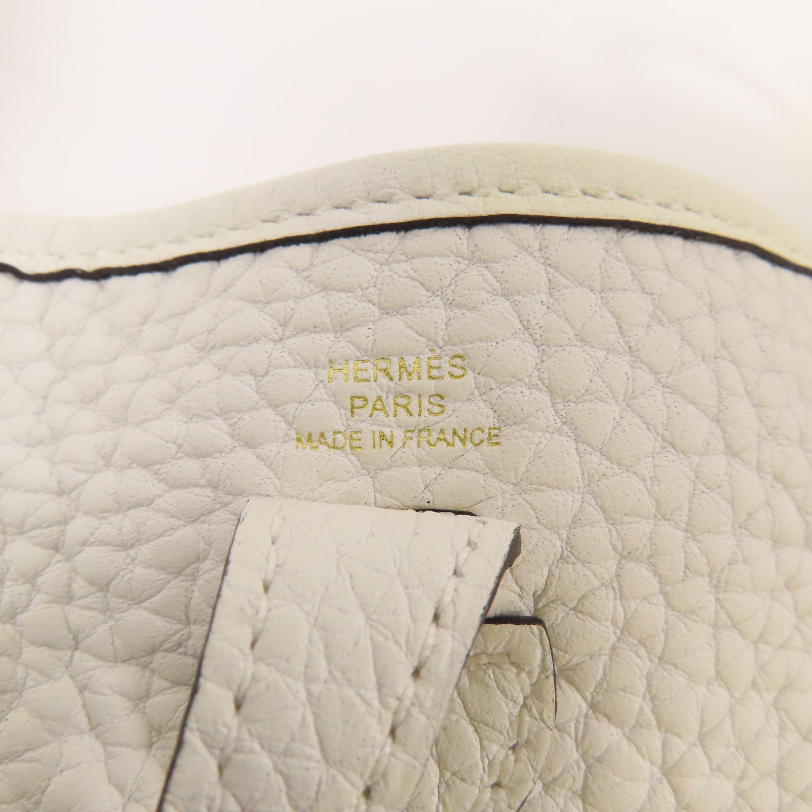 HERMES Clemence皮革Evelyne TPM金扣肩背袋