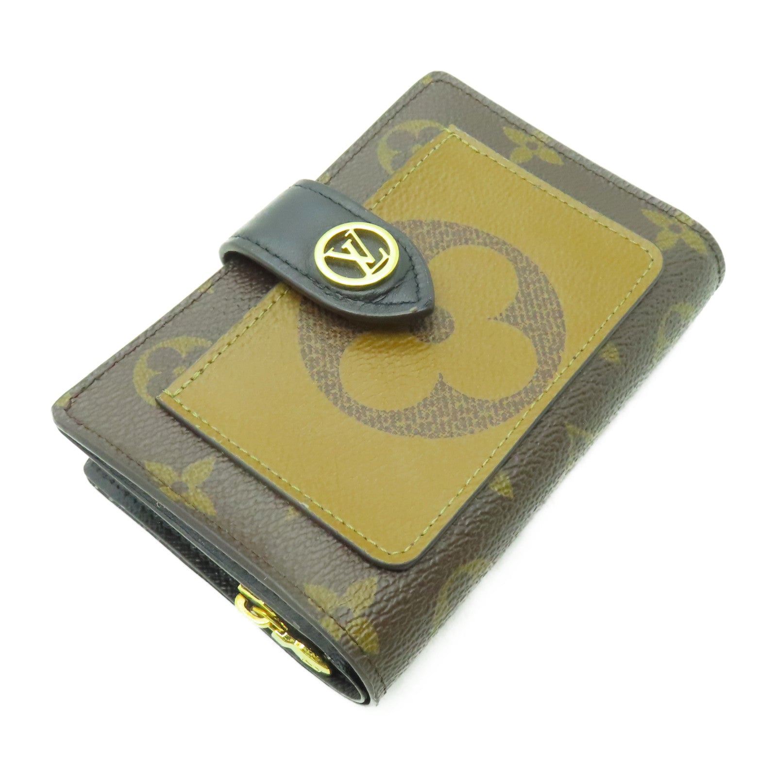 LOUIS VUITTON 【激減優惠】Monogram Juliette Wallet金扣錢包棕色