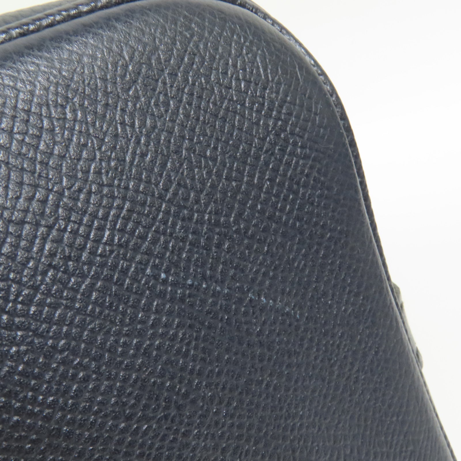 HERMES Epsom皮革Garden Party TPM銀扣手挽袋Bleu Indigo