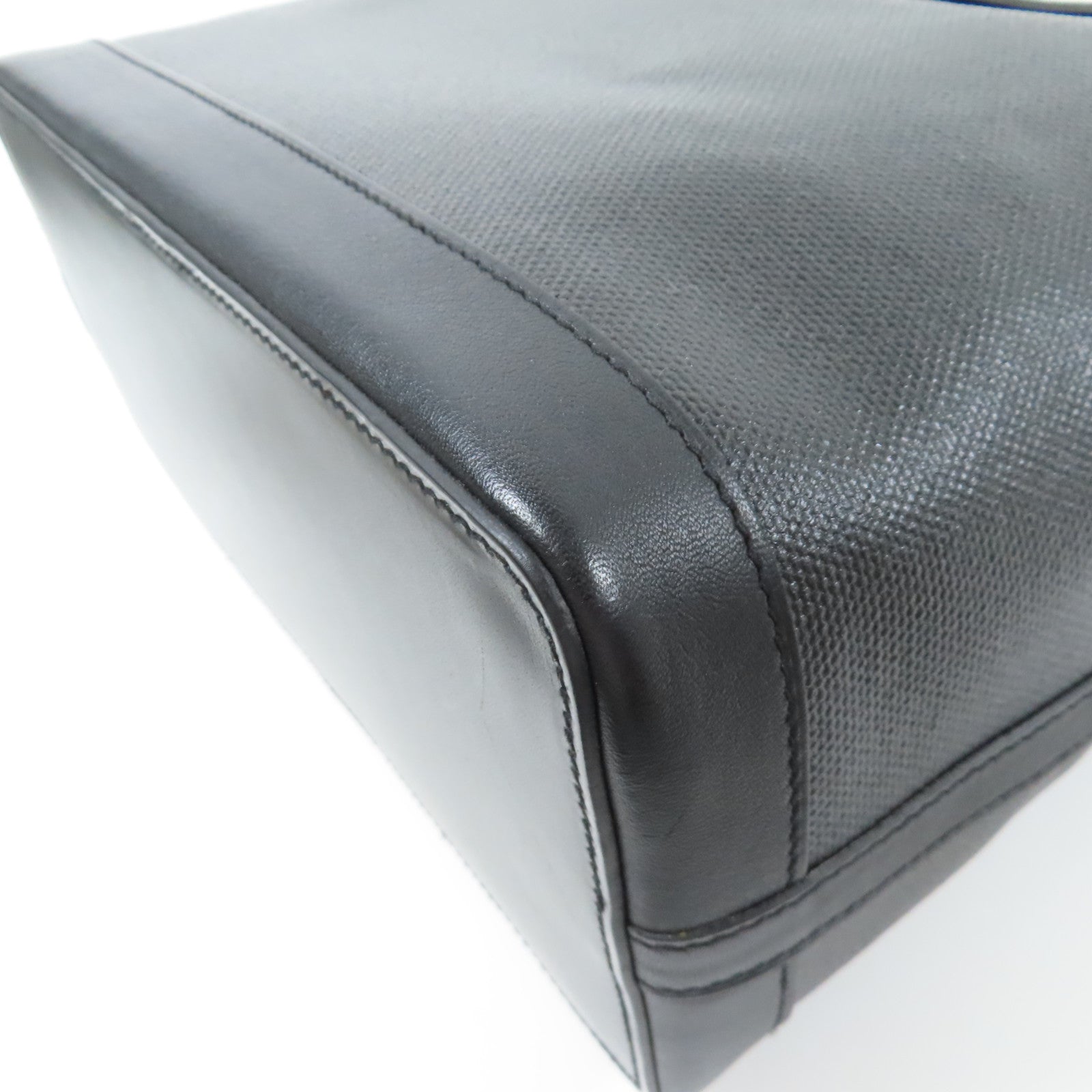 HERMES 帆布Col Roule 25銀扣肩背袋Noir