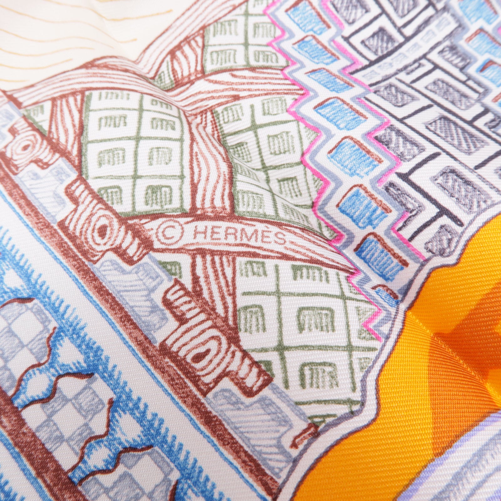 HERMES 絲質Scarf絲巾