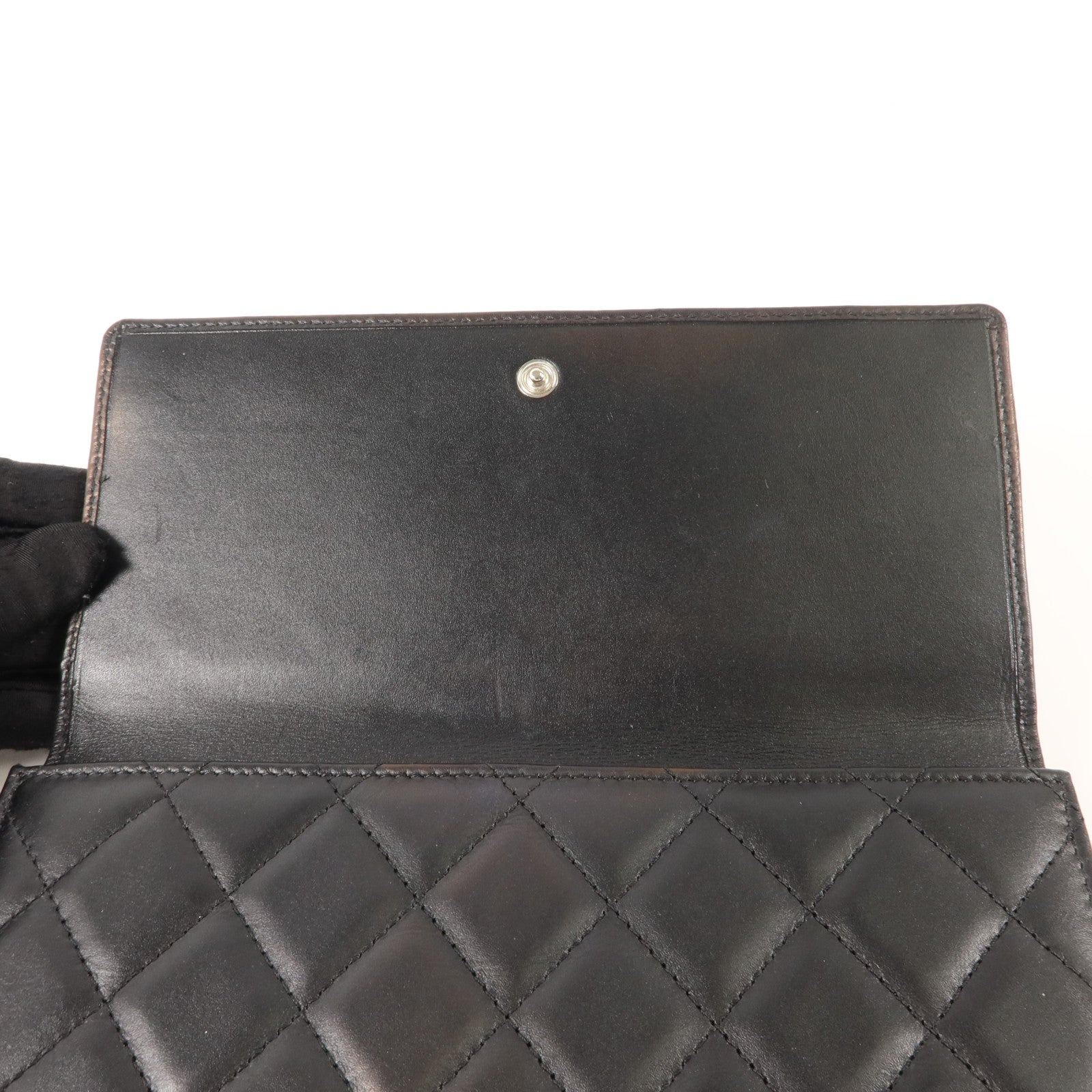 CHANEL 牛皮皮革Cambon Long Wallet長錢包