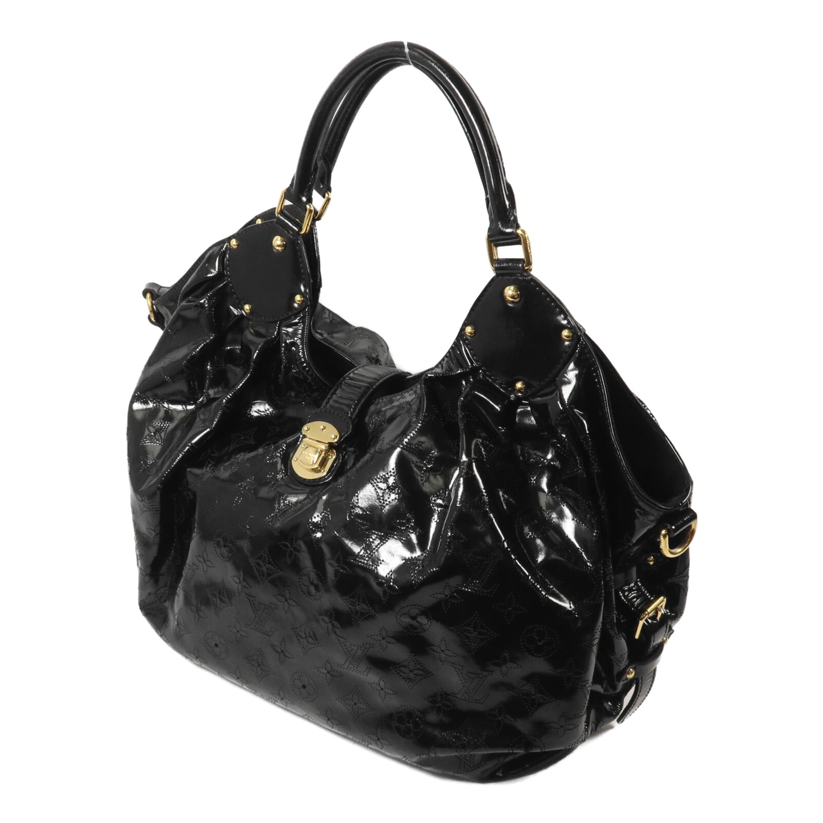 LOUIS VUITTON Mahina/漆皮皮革Surya L手挽袋