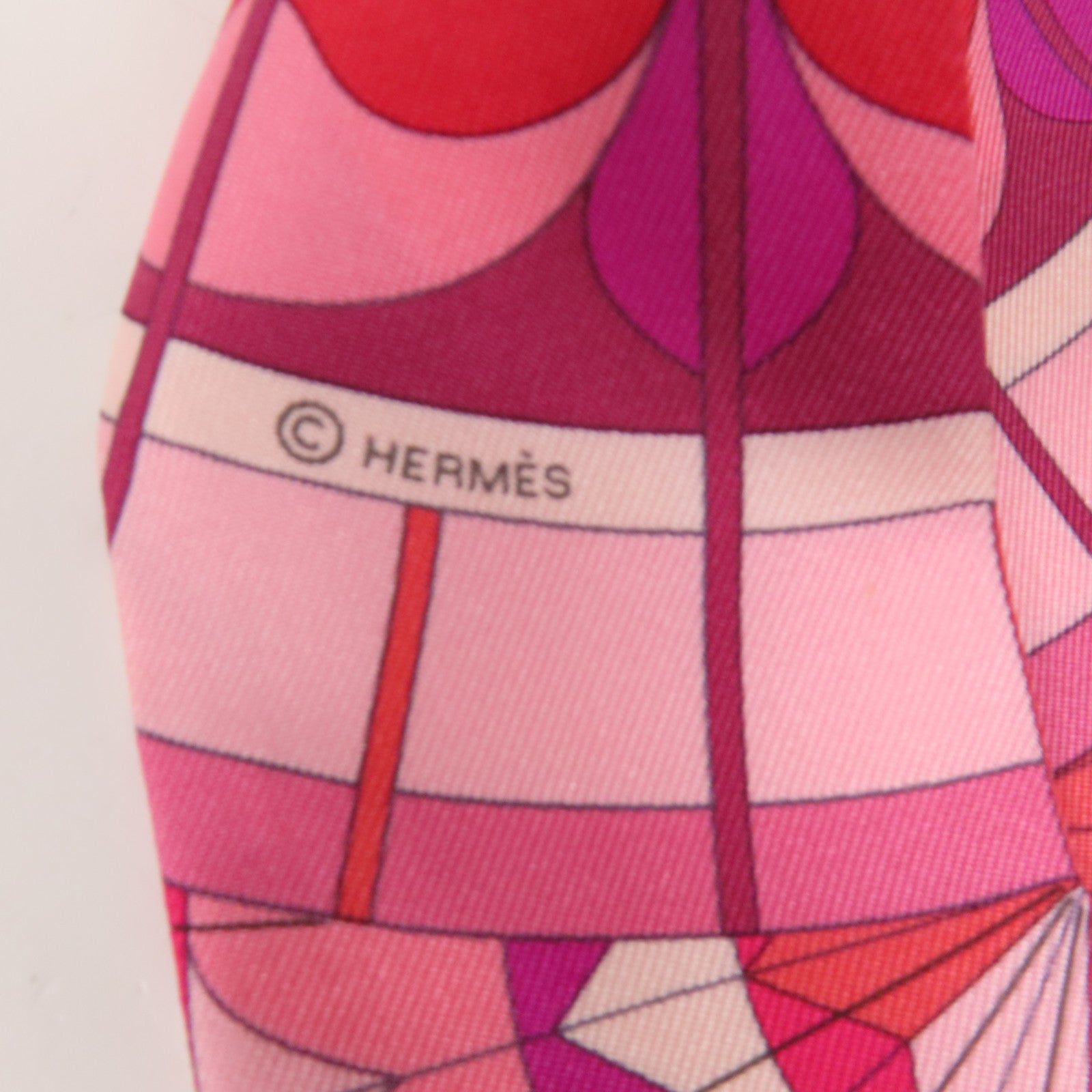 HERMES 絲質Twilly絲巾