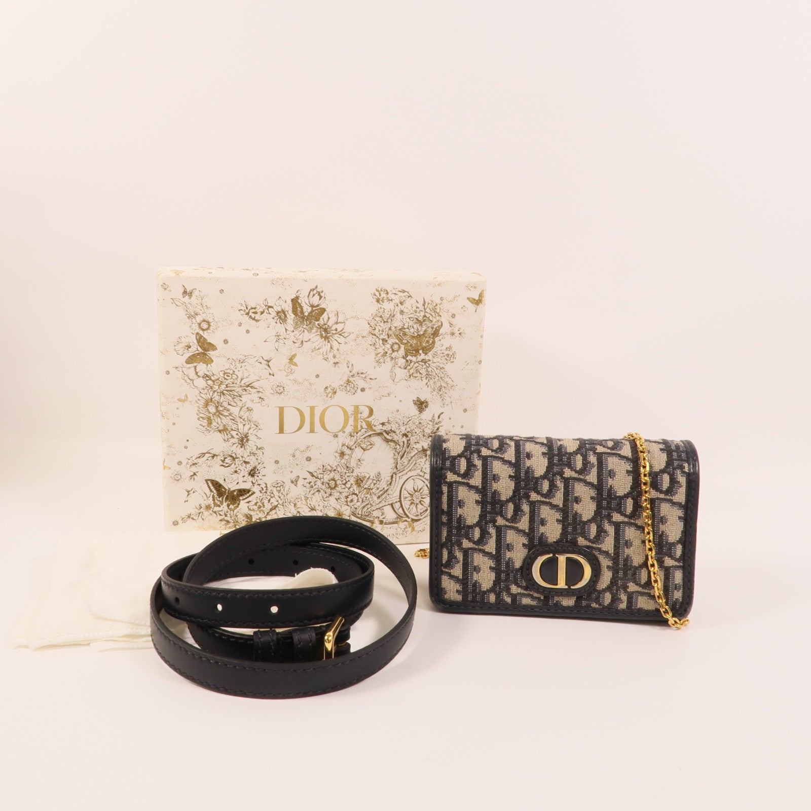Dior 帆布2 In 1 30 Montaigne Pouch肩背袋