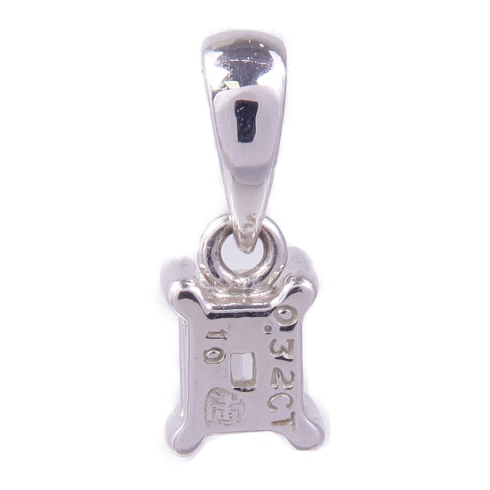 JEWELRY 18K白金Diamond Pendant Top鑽石吊墜