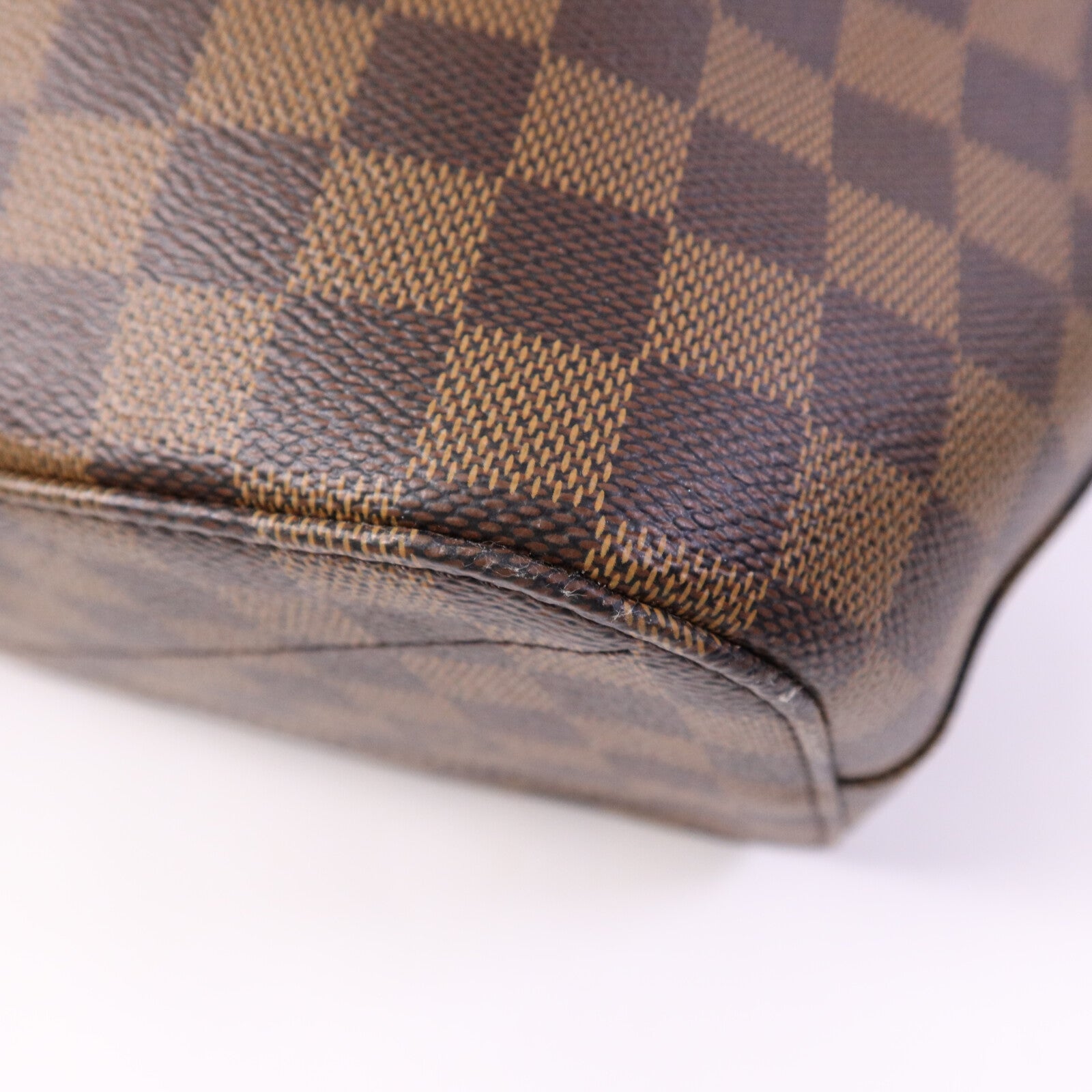 LOUIS VUITTON 【激減優惠】Damier Ebene Siena MM金扣肩背袋