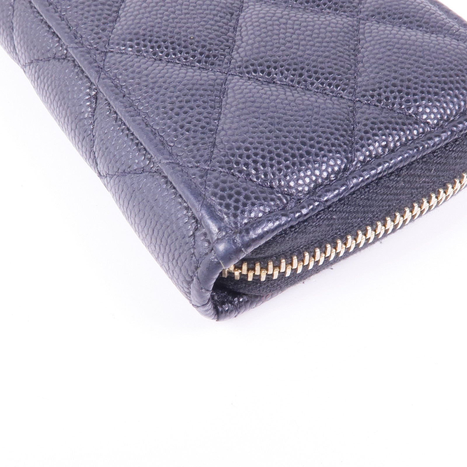 CHANEL 牛皮皮革Card/Coin Case金扣零錢包/卡片套