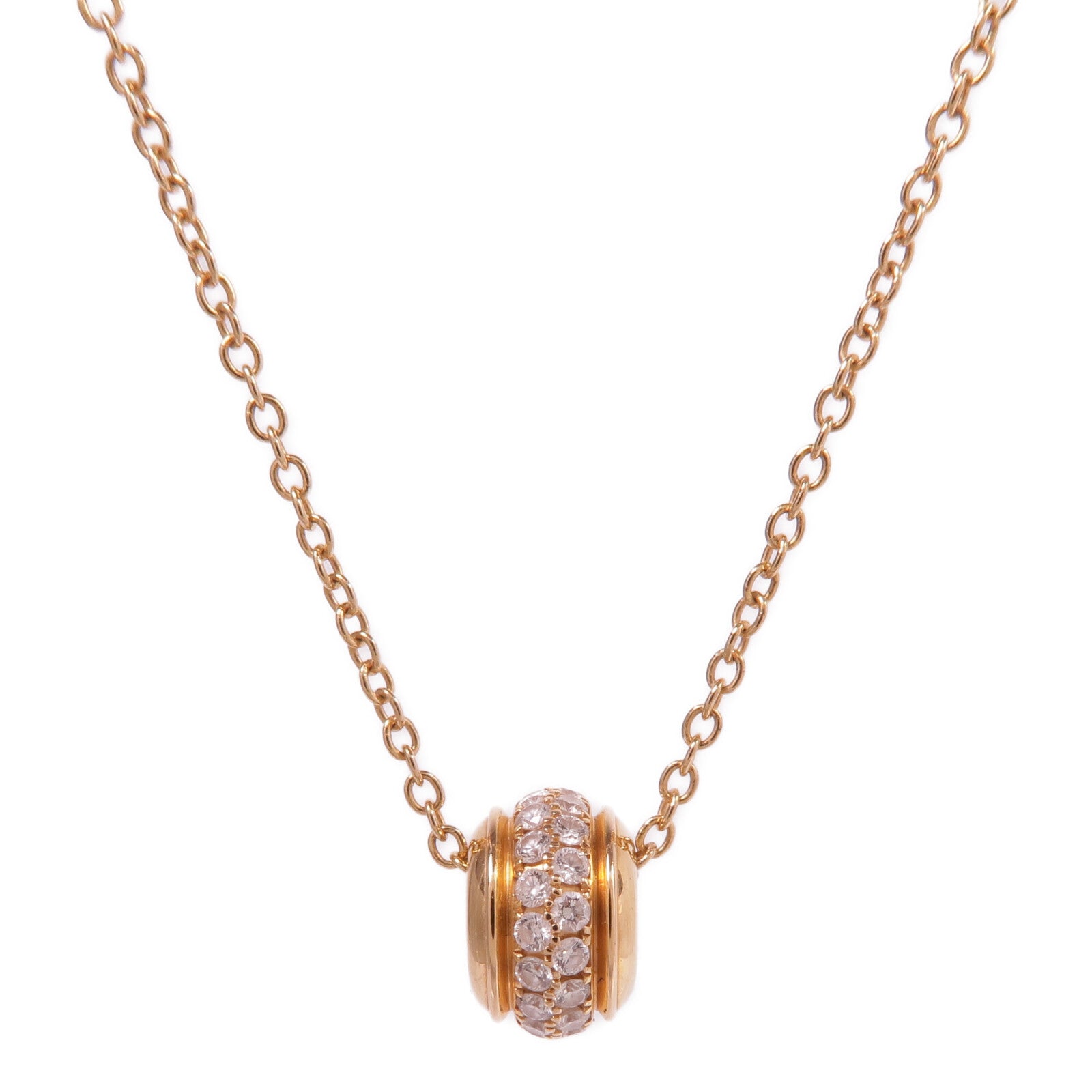 PIAGET 18K玫瑰金Possession Necklace鑽石項鍊