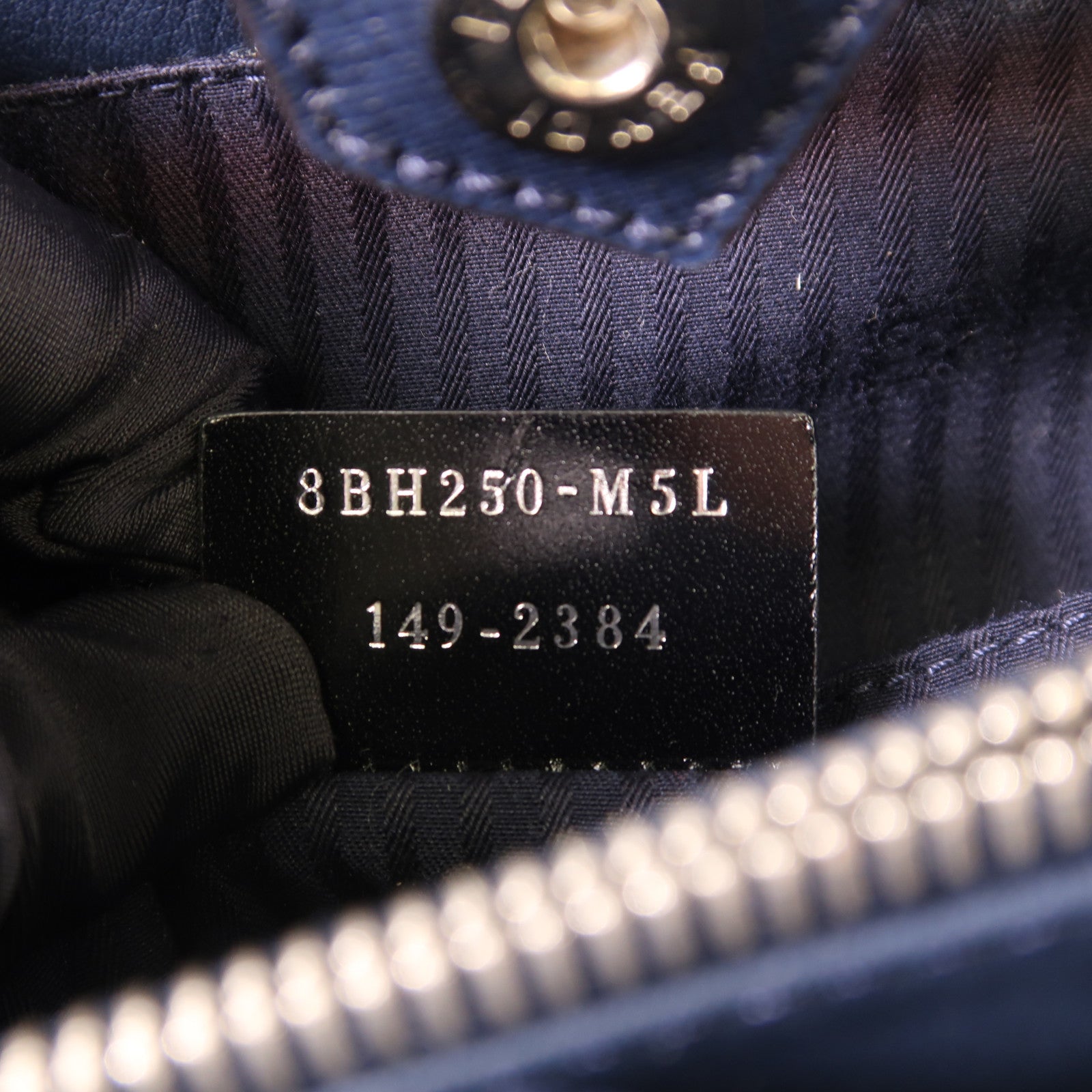 FENDI SHW 2Jours 2 Way Shoulder Bag 8BH250-M5L Calfskin Leather Navy Green