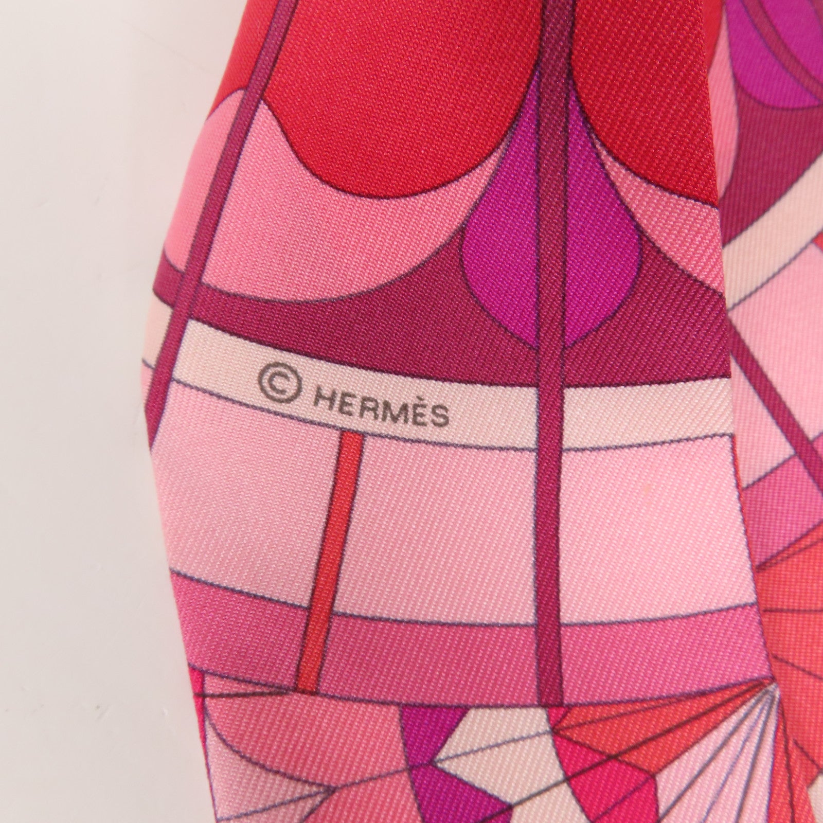 HERMES 絲質Twilly絲巾