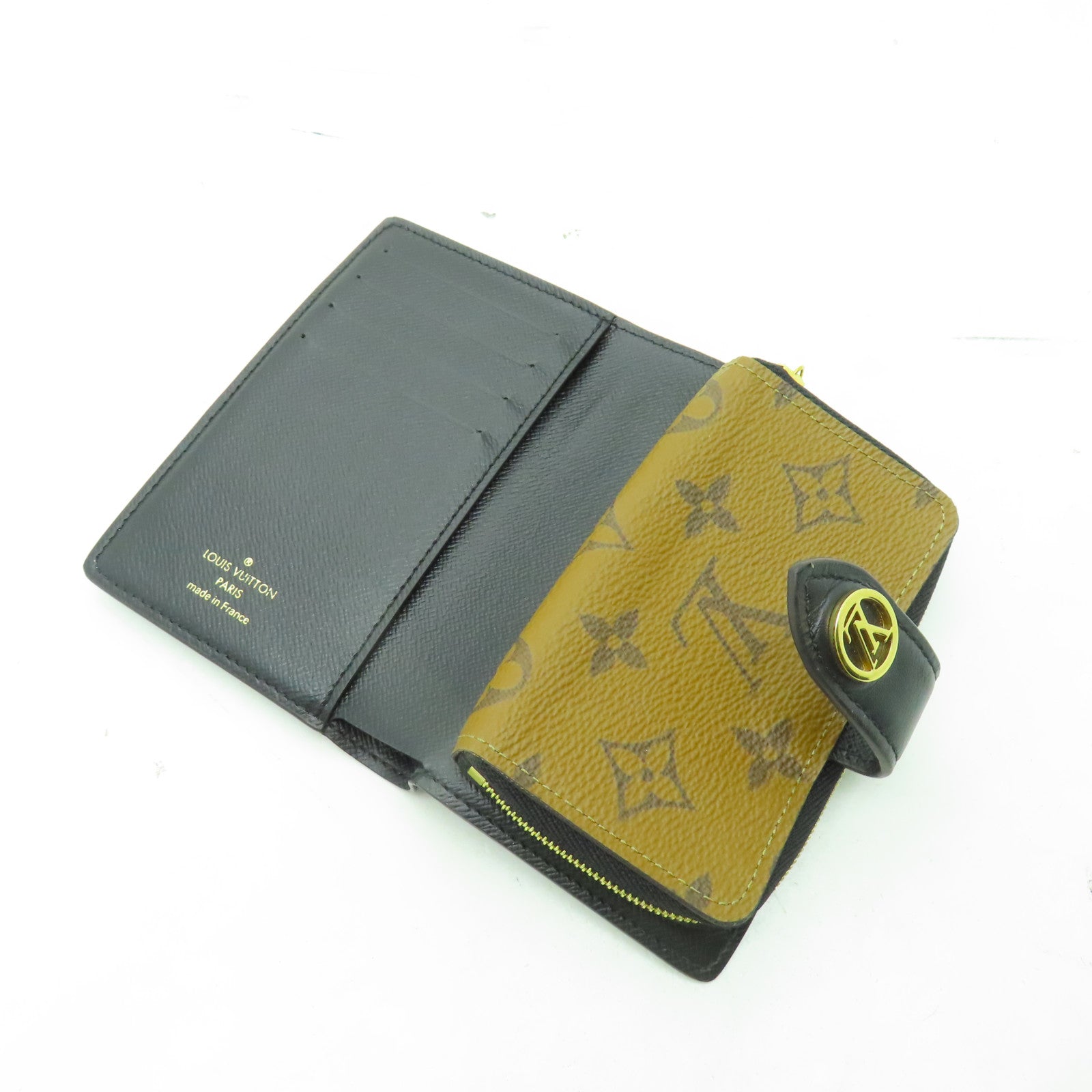 LOUIS VUITTON 【激減優惠】Monogram Juliette Wallet金扣錢包棕色