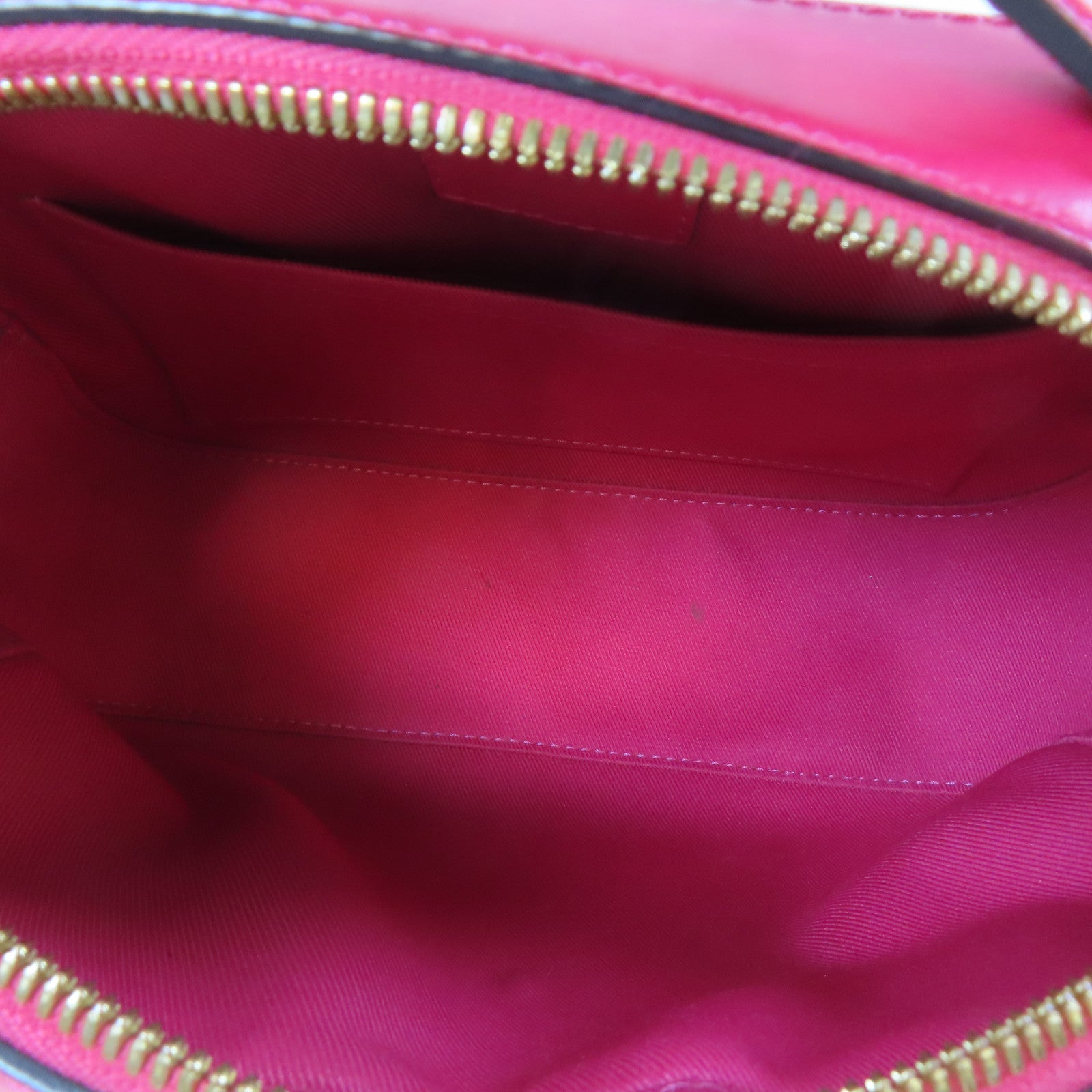 LOUIS VUITTON Monogram Saintonge金扣肩背袋啡色/粉紅色