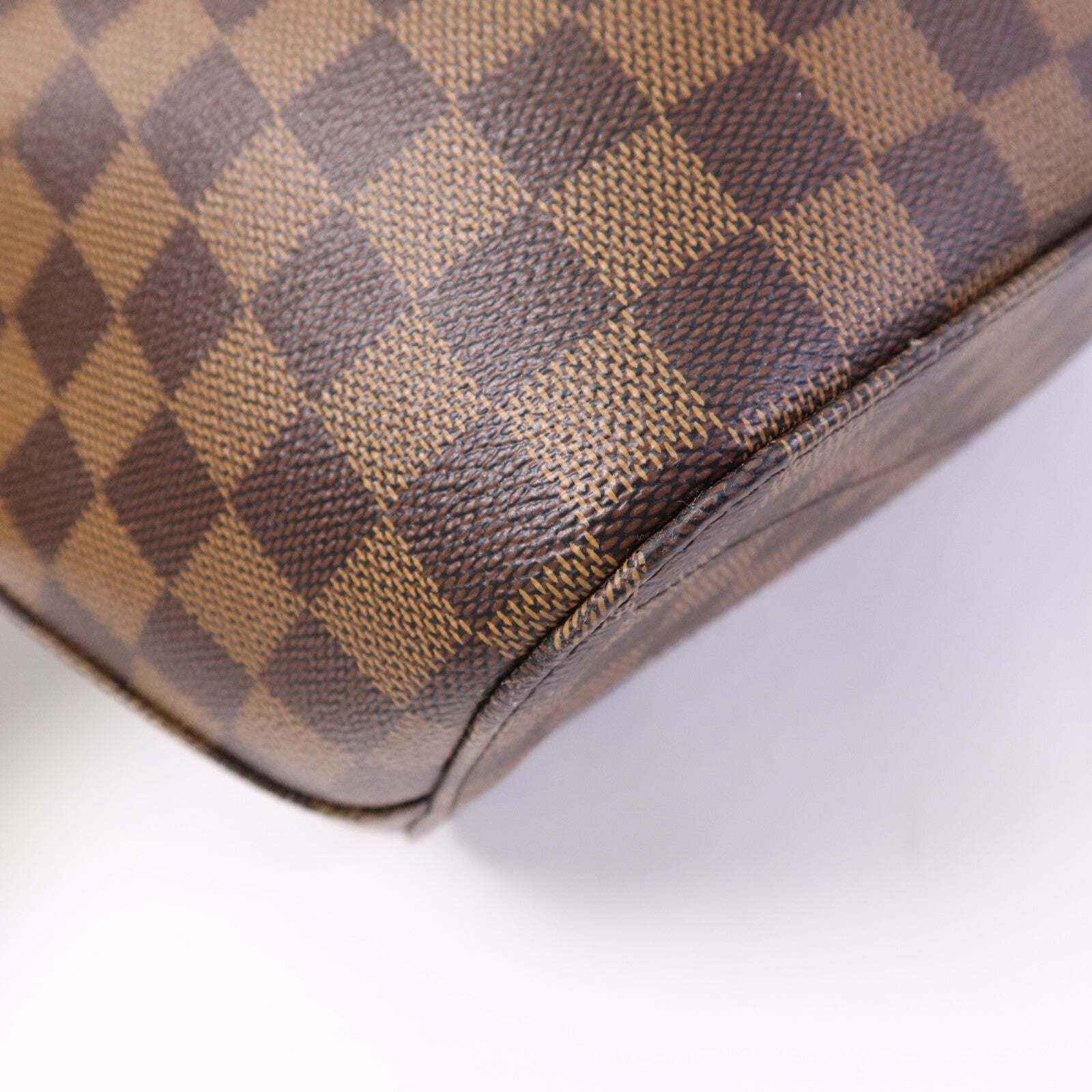 LOUIS VUITTON 【激減優惠】Damier Ebene Siena MM金扣肩背袋