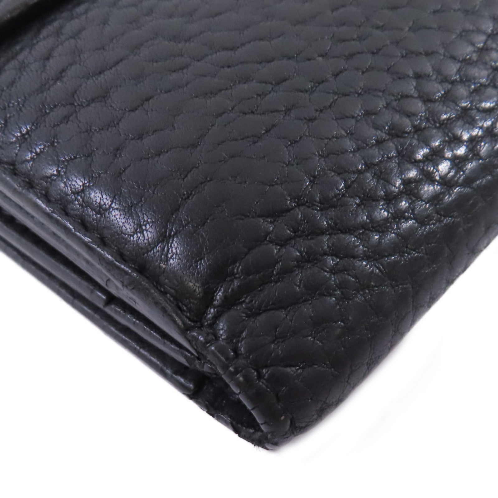 CHANEL Caviar皮革Long Wallet銀扣長錢包黑色