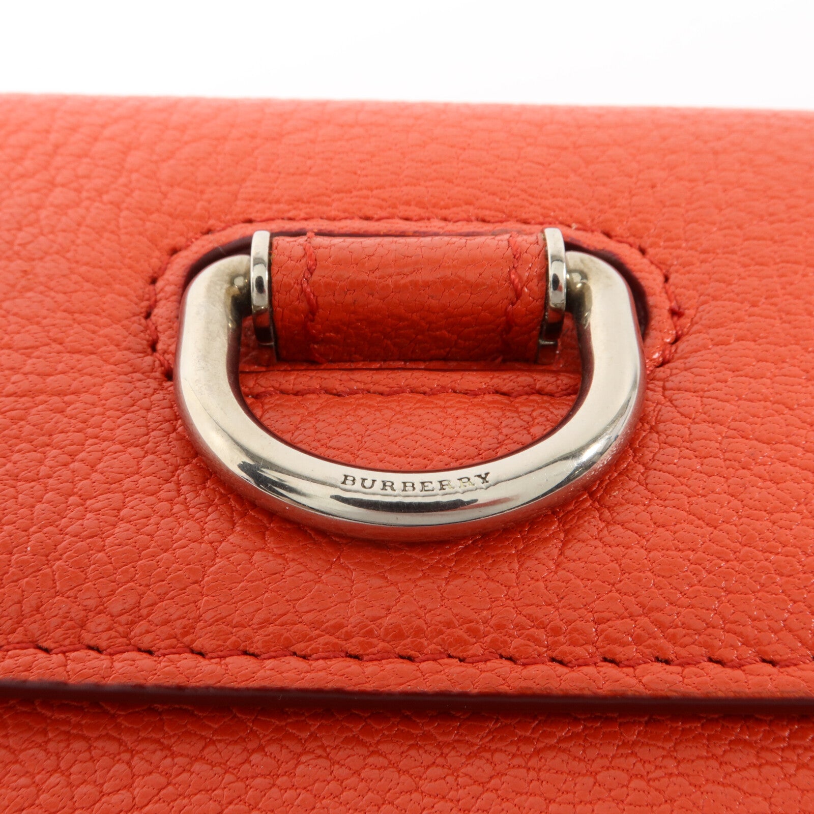 BURBERRY 牛皮皮革D-Ring Long Wallet長錢包