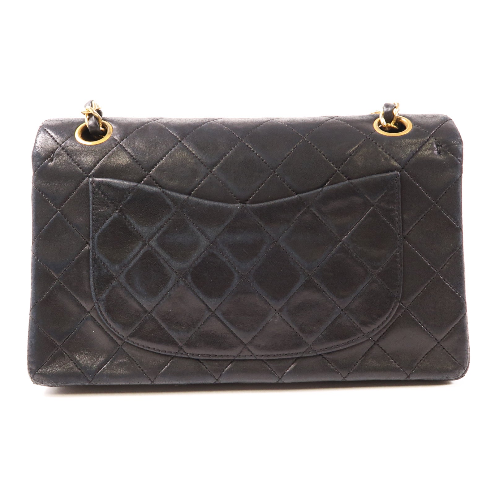 CHANEL 羊皮皮革Vintage Classic金扣鏈帶肩背袋