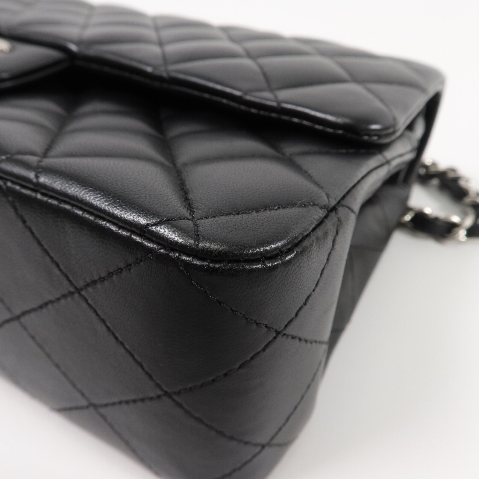 CHANEL 羊皮皮革Classic 25鏈帶肩背袋