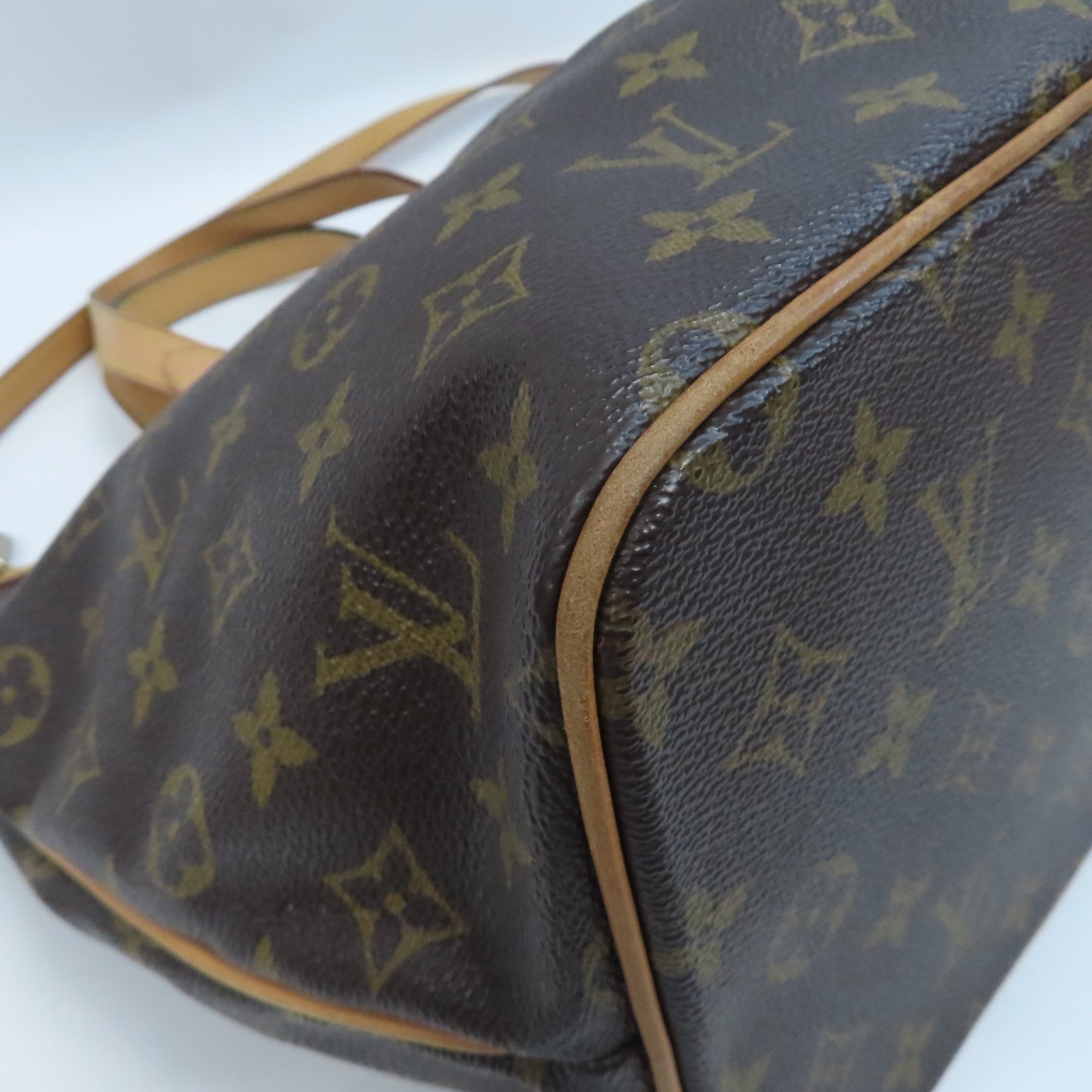 LOUIS VUITTON Monogram Palerma PM金扣手挽肩背兩用袋啡色