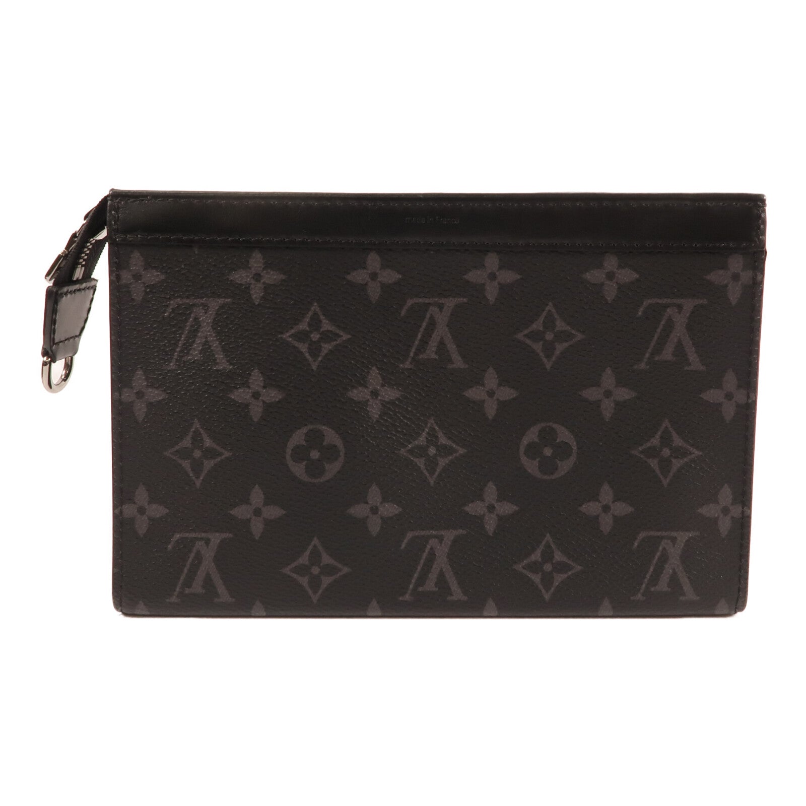 LOUIS VUITTON Monogram Eclipse Gaston銀扣肩背袋